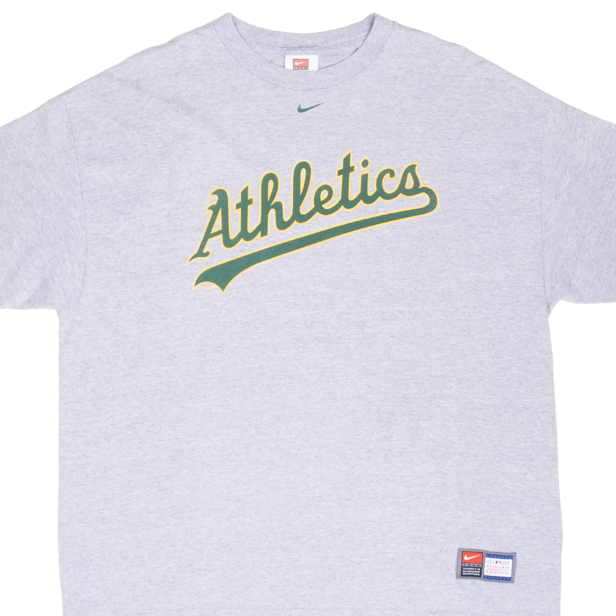 VINTAGE MLB OAKLAND ATHLETICS NIKE TEE SHIRT 2004 SIZE XL