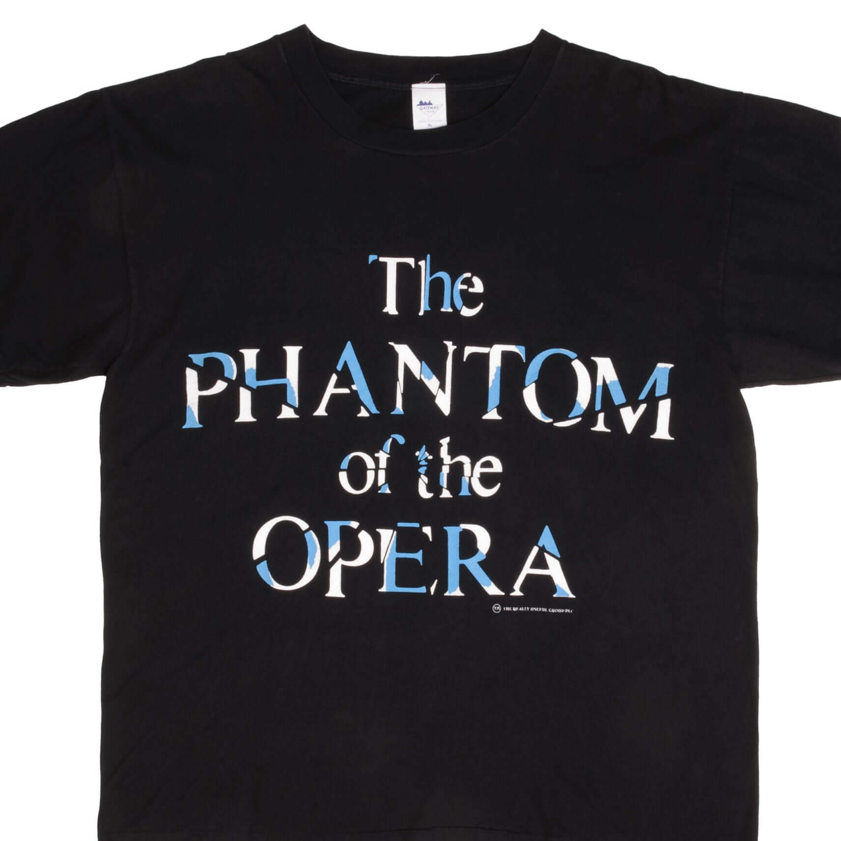 Vintage The Phantom Of The Opera Chicago 1980 Tee Shirt Size XL With Single Stitch Sleeves