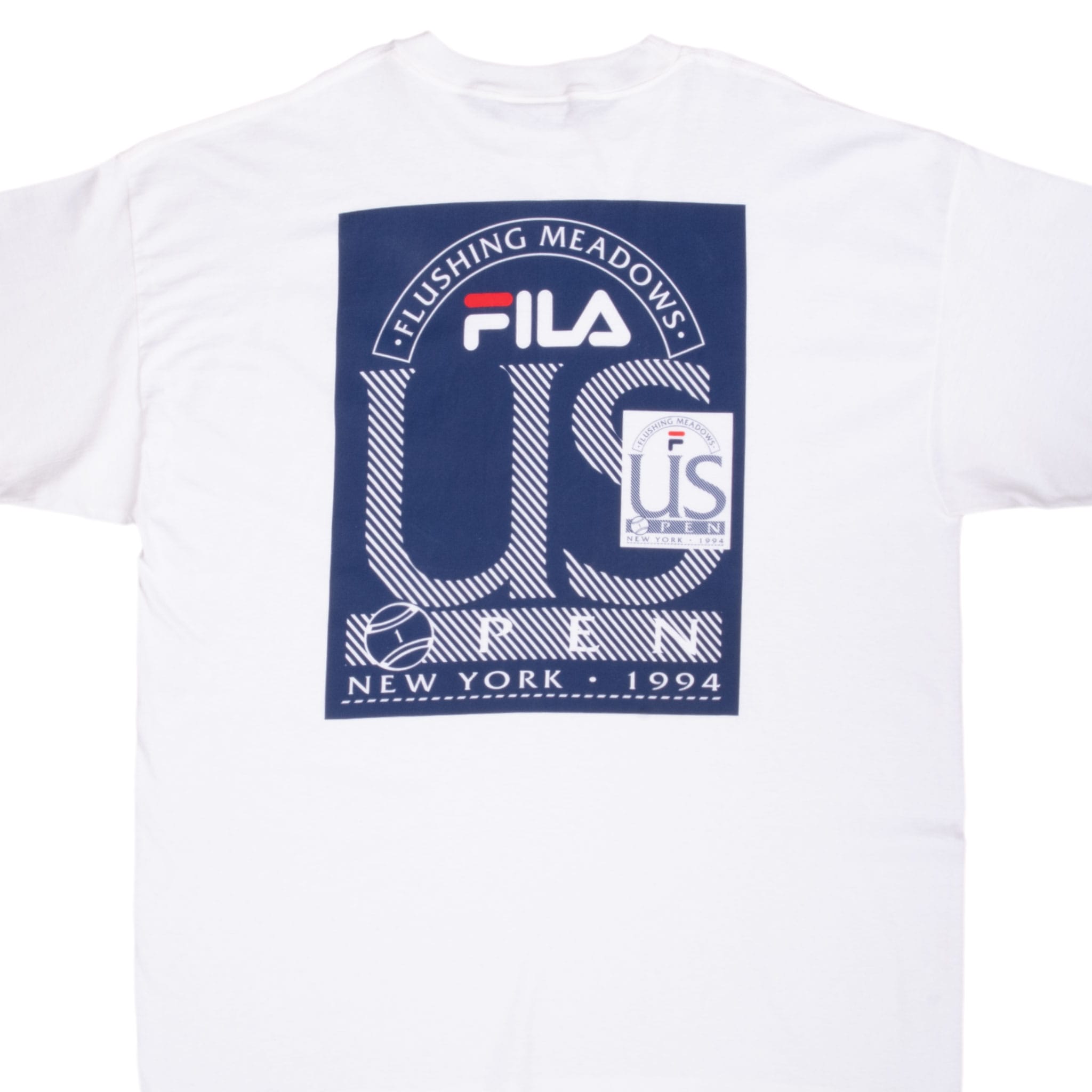 Vintage Fila Us Open Flushing Meadows 1994 Tee Shirt Size 2Xl Made In Usa