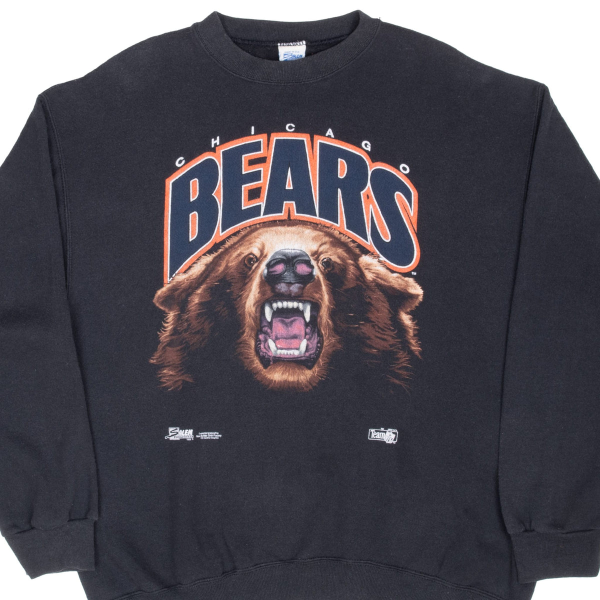 Vintage Nfl Chicago Bears Sweatshirt 1990S Size Xl Made In Usa