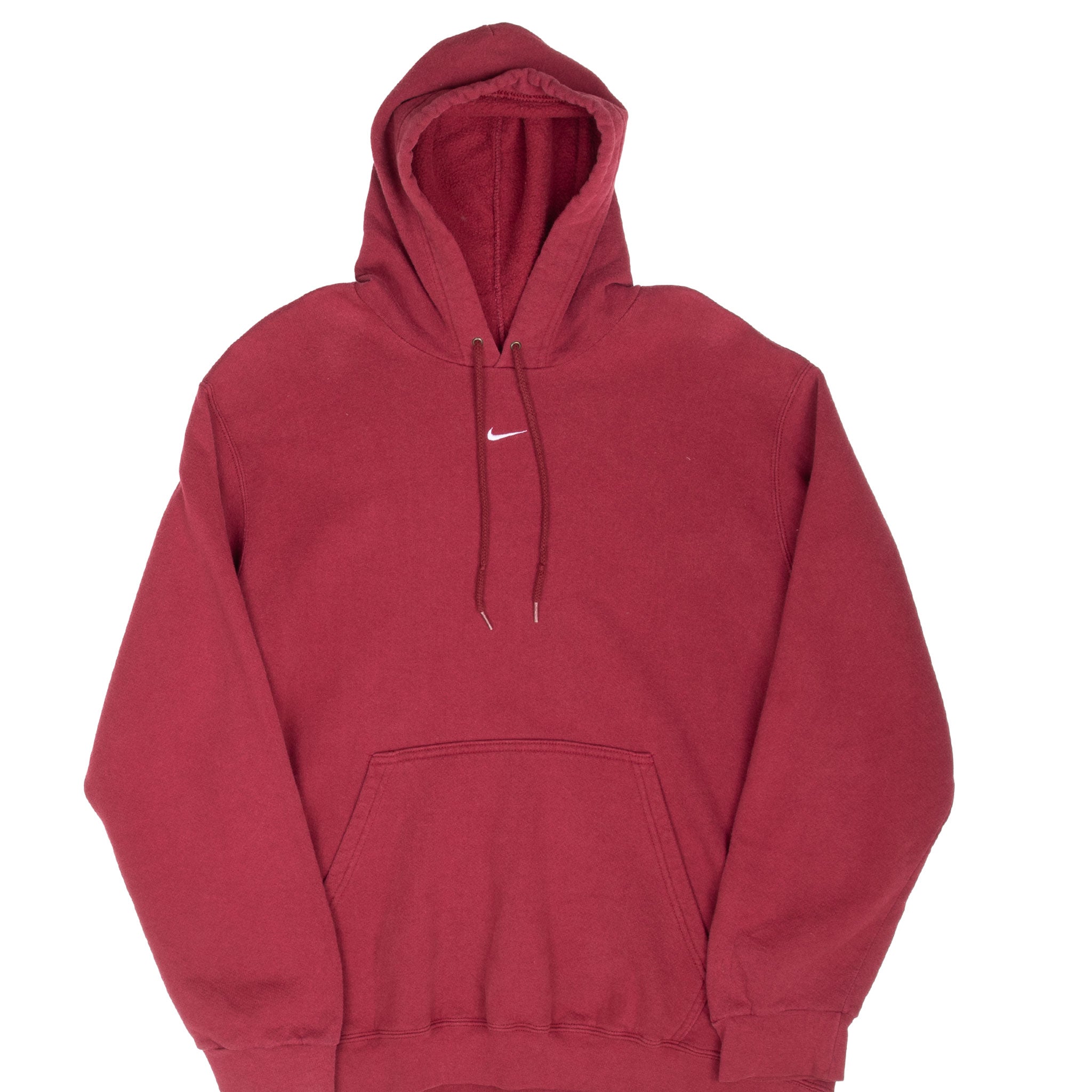 Vintage Nike Center Swoosh Travis Scott Red Hoodie Sweatshirt 2000S Size Large