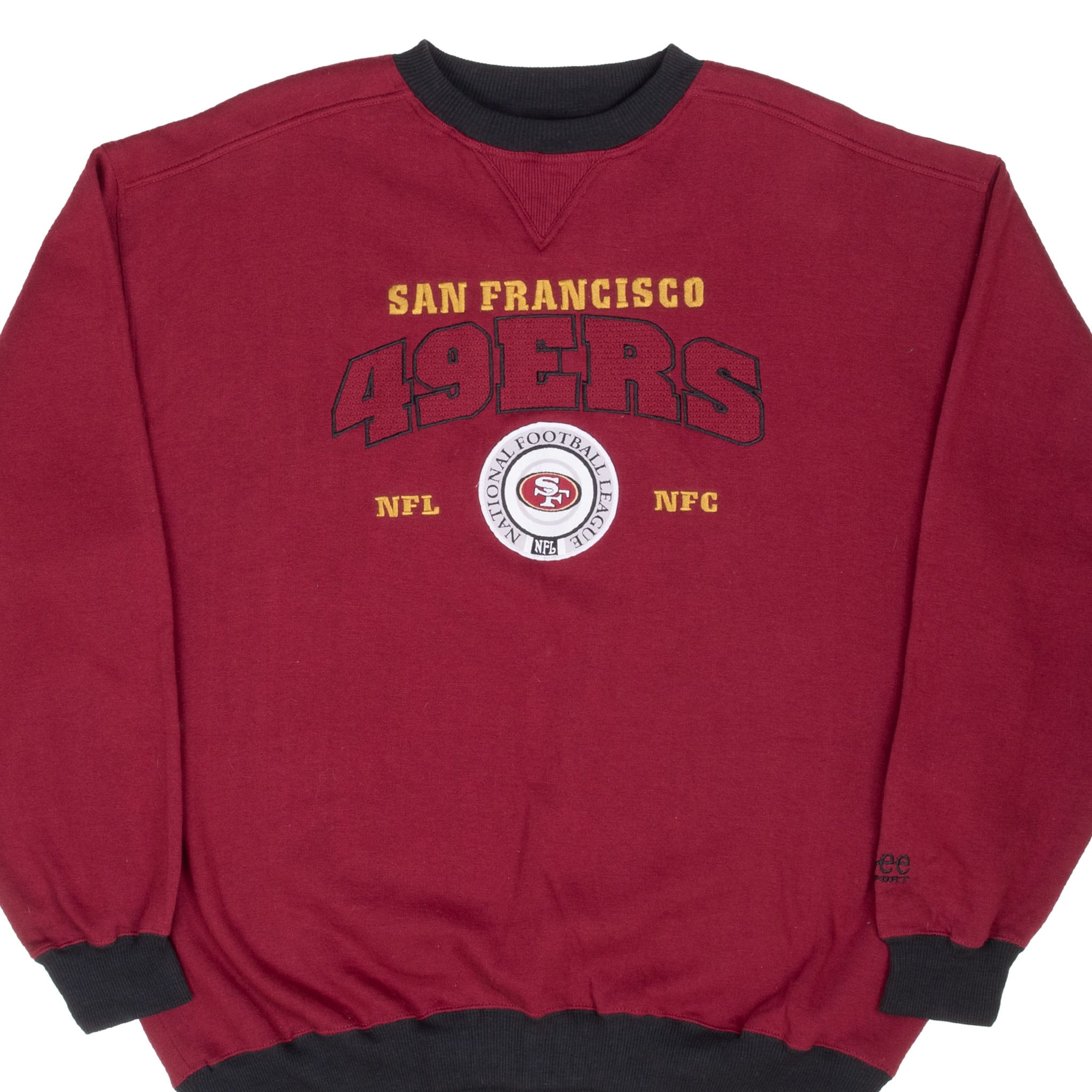 Vintage Nfl San Francisco 49Ers Embroidered 1990S Sweatshirt Size XL