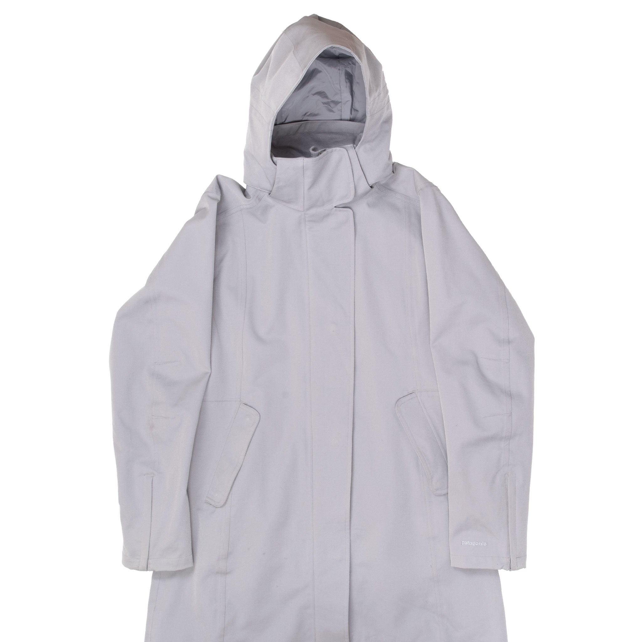 Vintage Patagonia Womens Grey Parka Shell Jacket Size Large