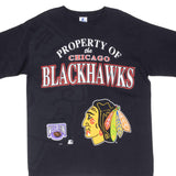 VINTAGE NHL CHICAGO BLACKHAWKS TEE SHIRT 1990S LARGE MADE IN USA