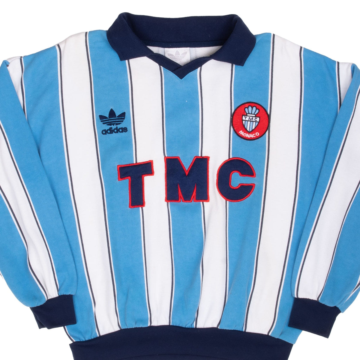 Vintage Soccer Monaco Tmc Sweatshirt Size Medium 1970S Made In Usa