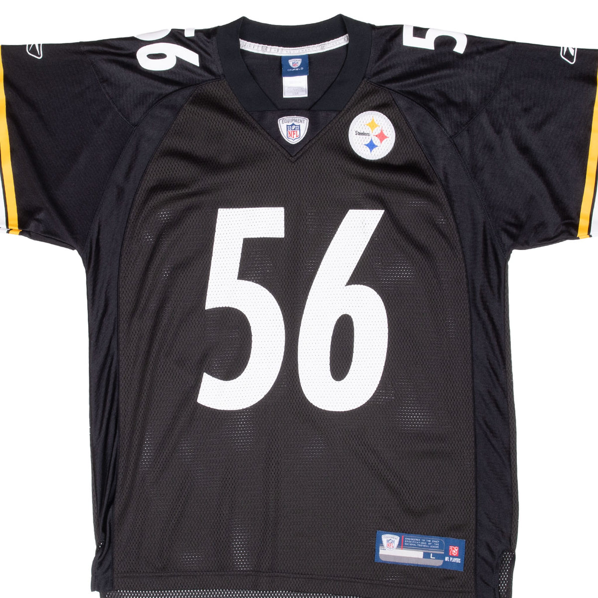 Vintage Nfl Pittsburgh Steelers Woodley #56 Reebok Jersey 2000S Size Large