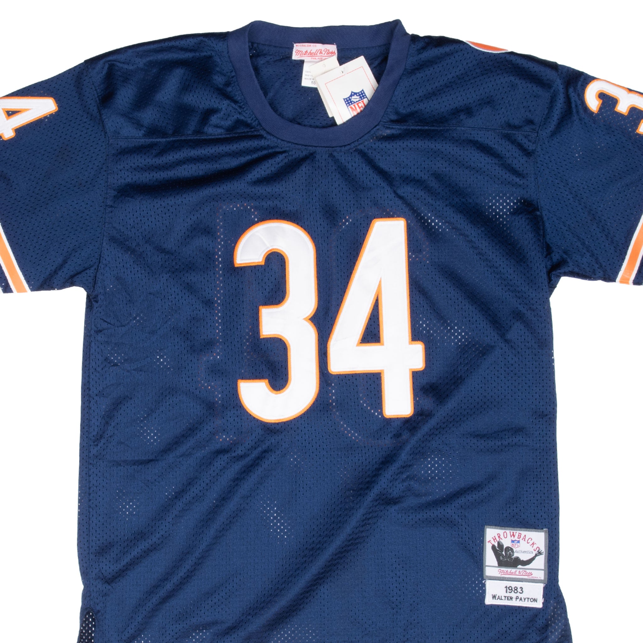 Vintage Nfl Chicago Bears Michael Pyton #34 Mitchell & Ness Throwback Jersey 1983 Size 50