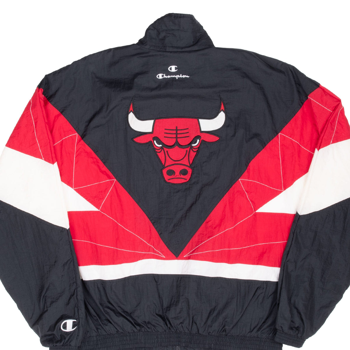 Vintage Nba Chicago Bulls Champion Windbreaker Jacket 1990S Size Large