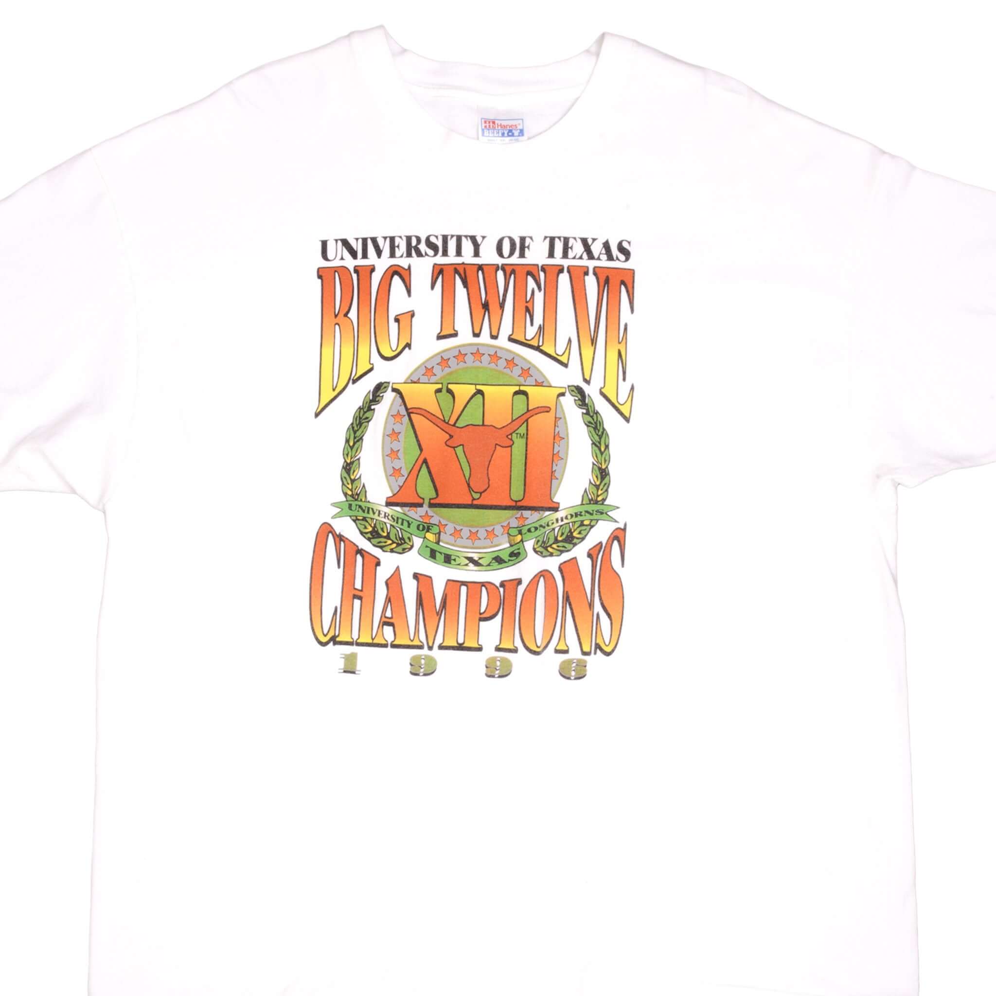 Vintage University Of Texas Champion 1996 Tee Shirt Size 2XL Made In USA