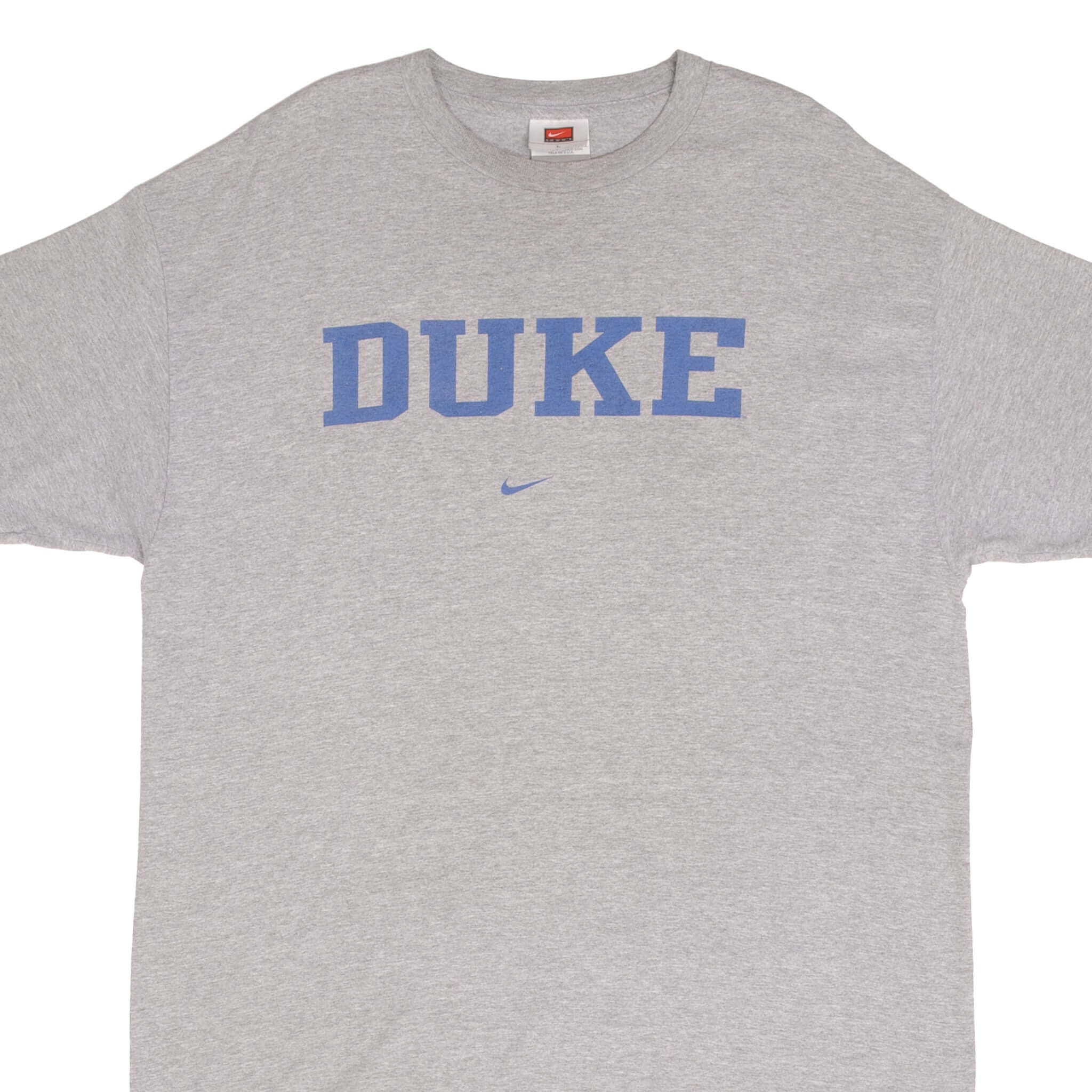 Vintage Nike Center Swoosh Ncaa Duke University Shirt 2000S Size Large