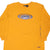 Vintage Starter Athletic Yellow Long Sleeve Tee Shirt 1990S Size XL