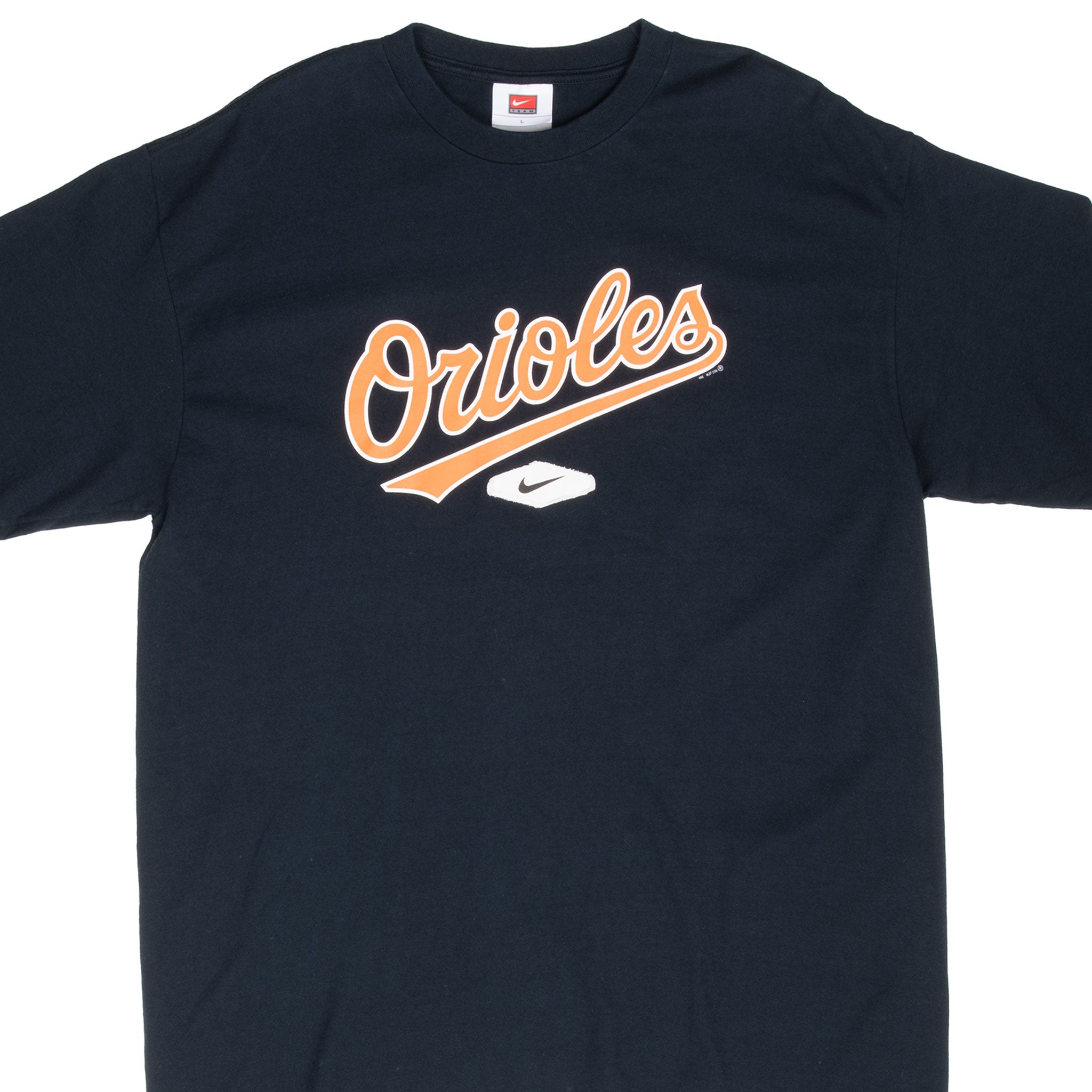 VINTAGE MLB BALTIMORE ORIOLES 2006 BLUE NIKE TEE SHIRT LARGE
