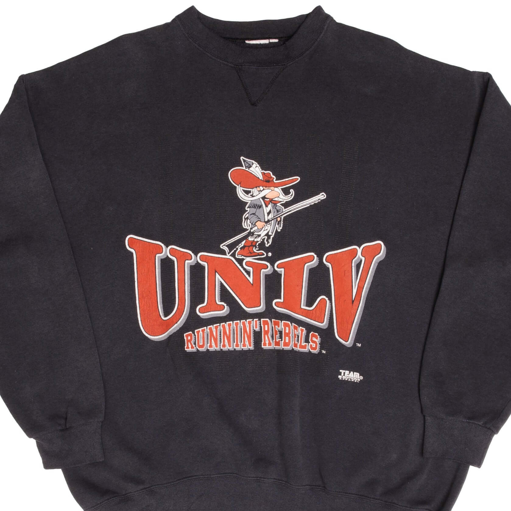 Vintage University of Nevada Las Vegas Running Rebels Sweatshirt 1990S Size 2XL