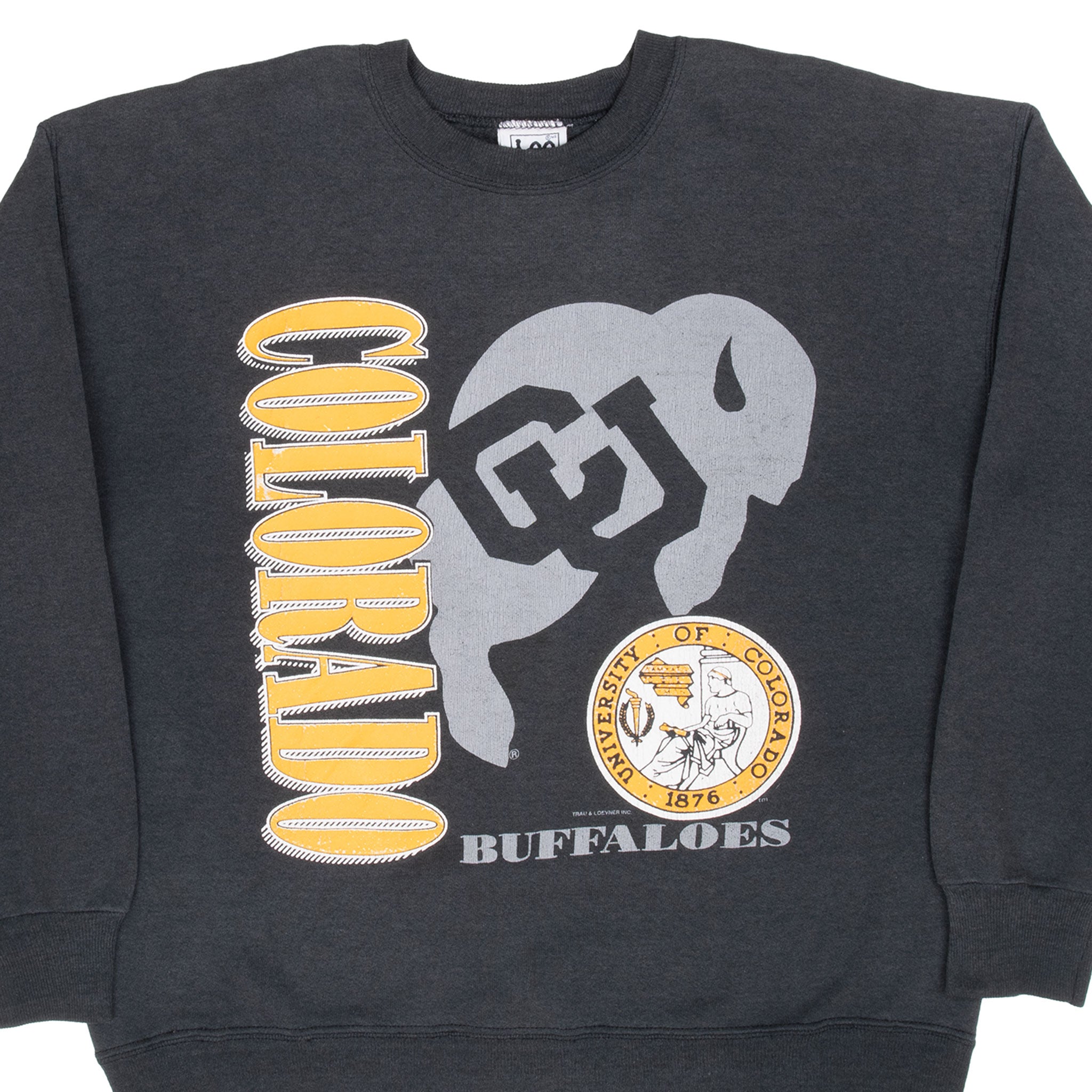 Vintage Ncaa Colorado Golden Buffaloes Sweatshirt 1990S Size XL Made In USA