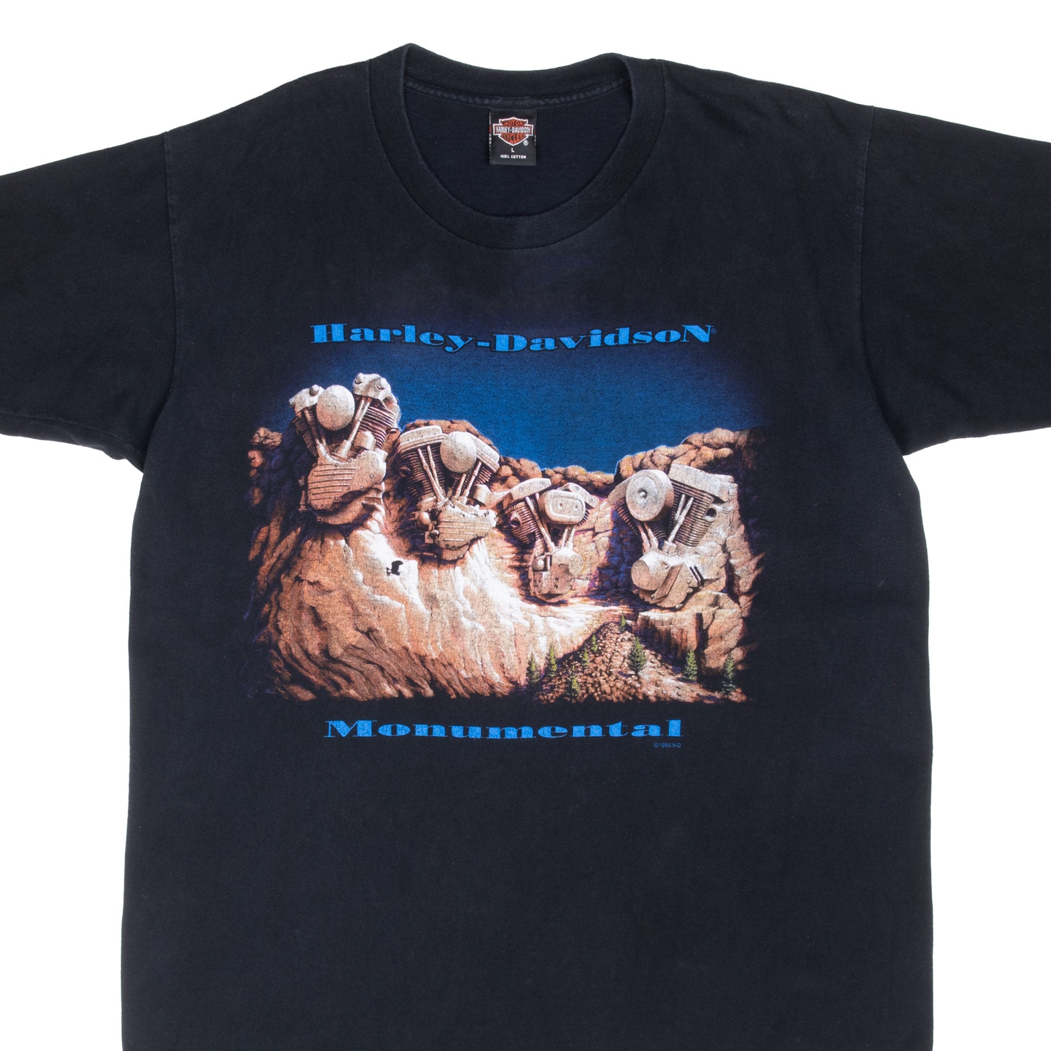 VINTAGE HARLEY DAVIDSON SPRINGFIELD MISSOURI TEE SHIRT 1995 LARGE MADE IN USA