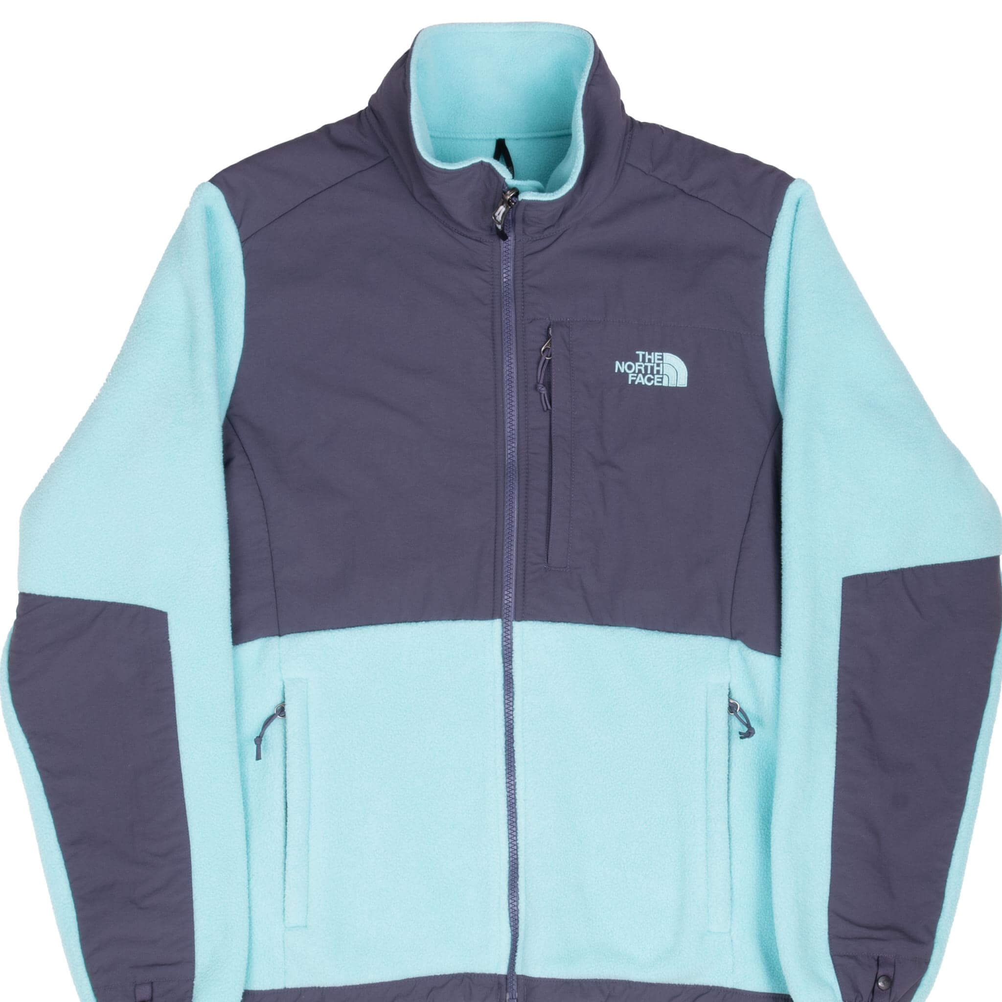Vintage The North Face Polartec Denali Light Blue Fleece Jacket 2000S Size Large Women