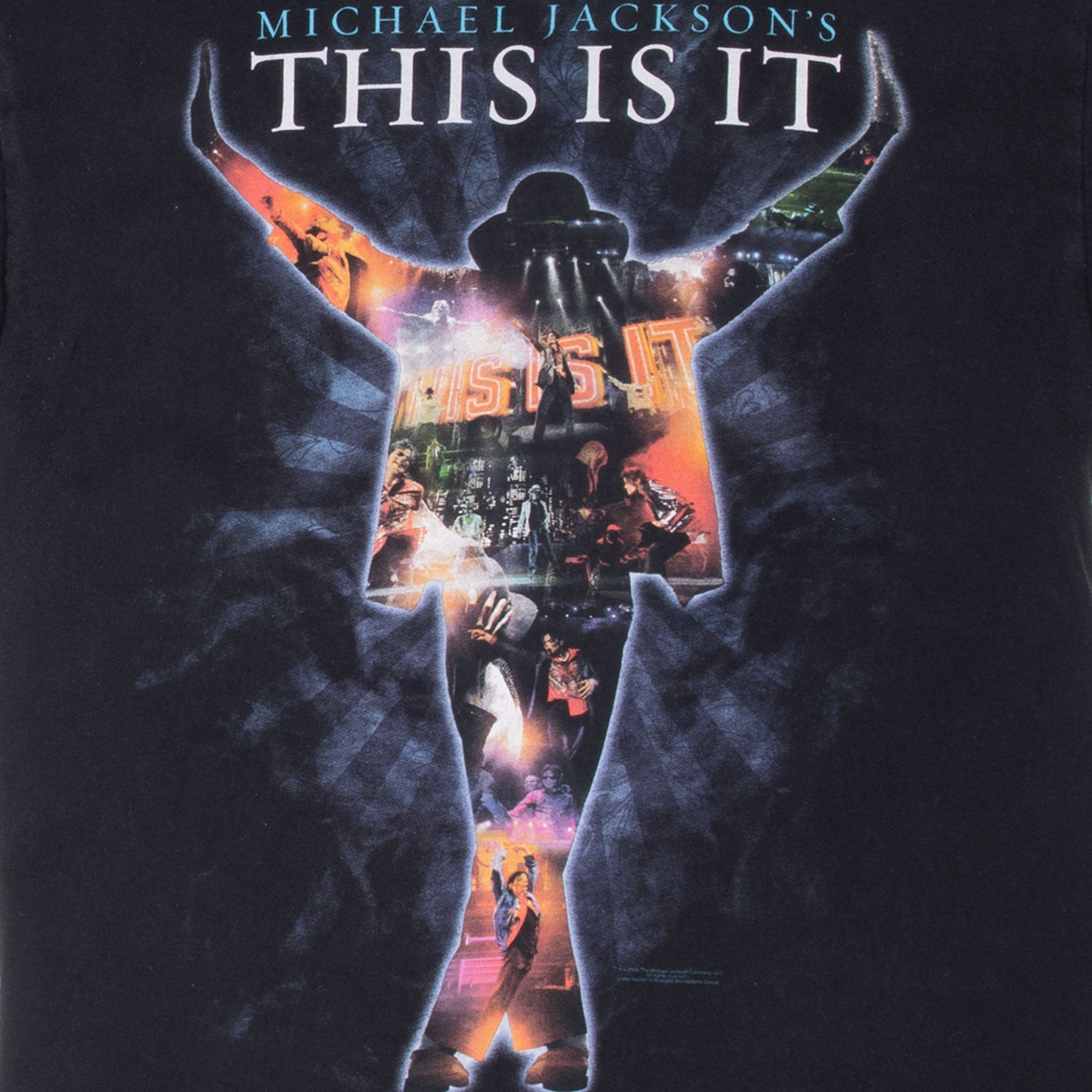 Vintage Michael Jacksons This Is It 2009 Tee Shirt Size Medium