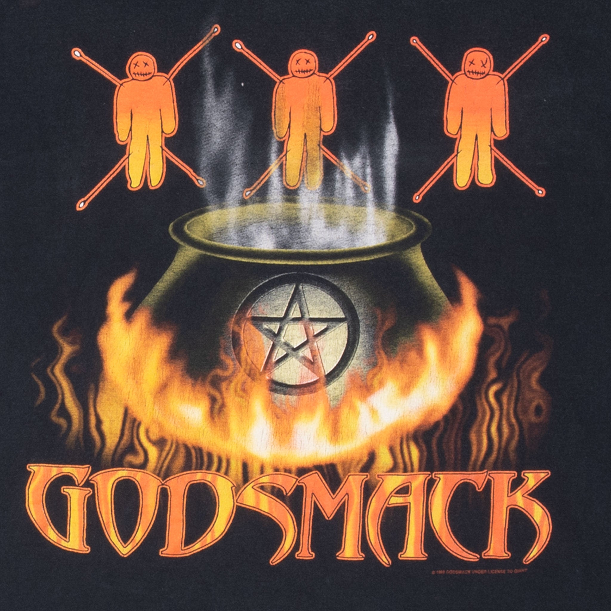 VINTAGE GODSMACK TOUR 2001 TEE SHIRT MEDIUM