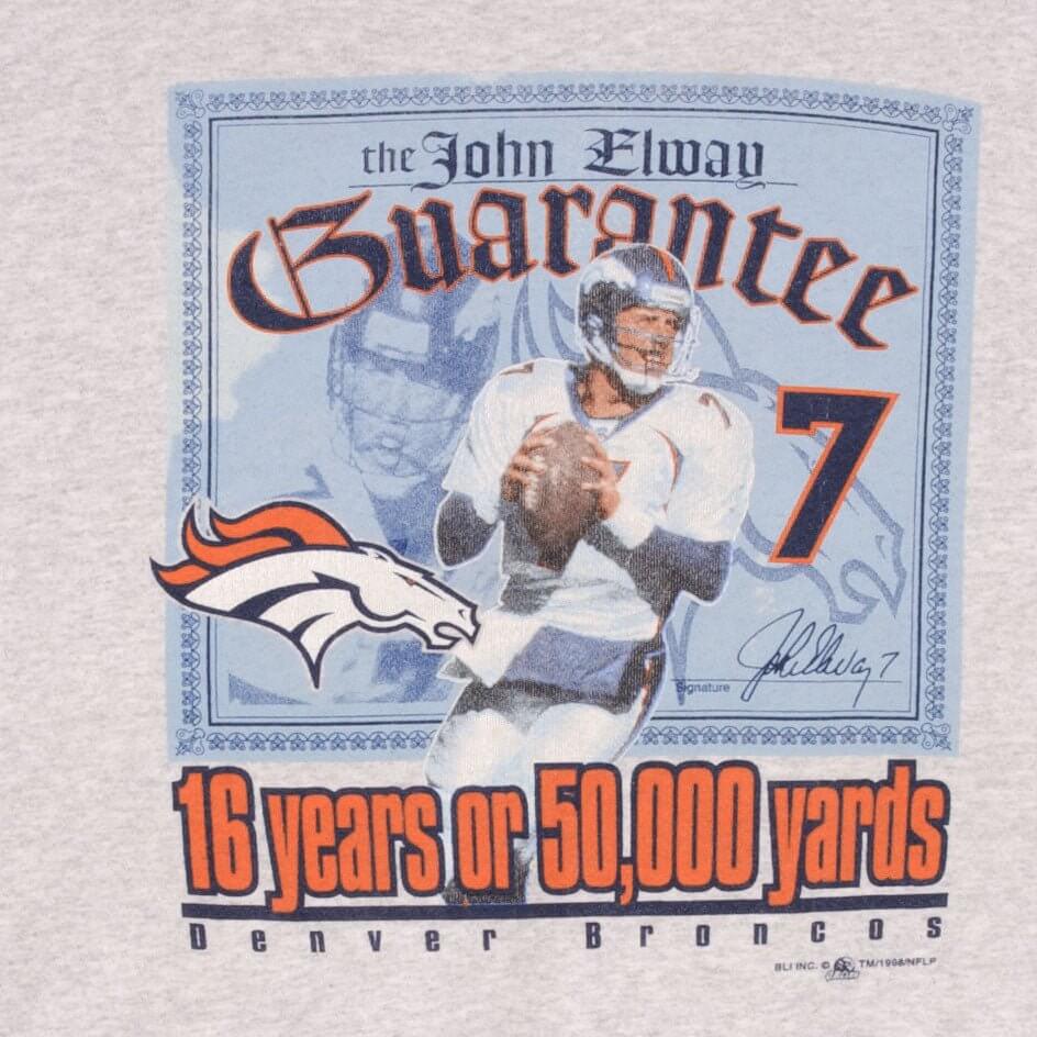 Vintage Nfl Denver Broncos John Elway 1996 Sweatshirt Size XL