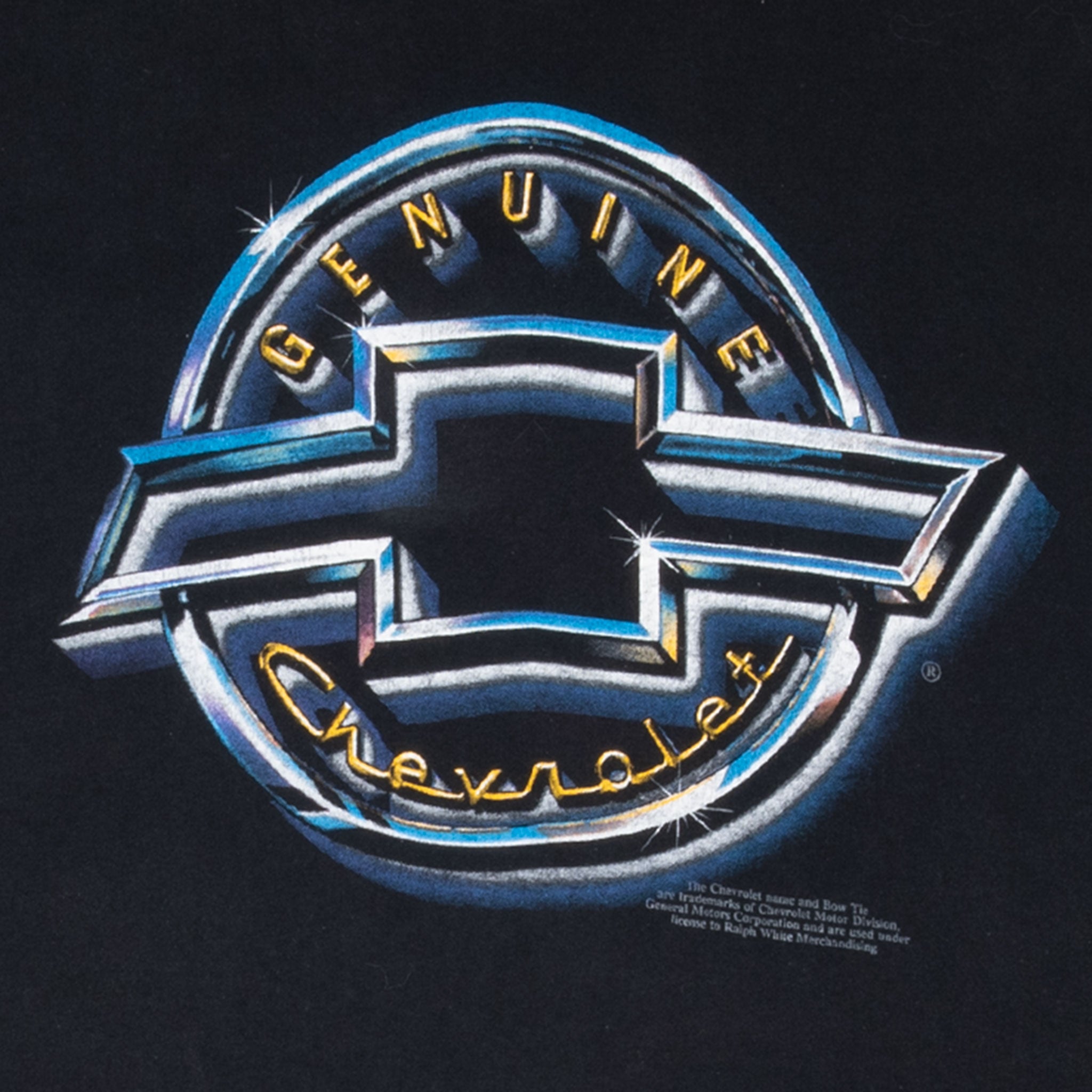 Vintage Chevrolet 1990S Car Tee Shirt Size 2XL Made In Usa With Single Stitch Sleeves