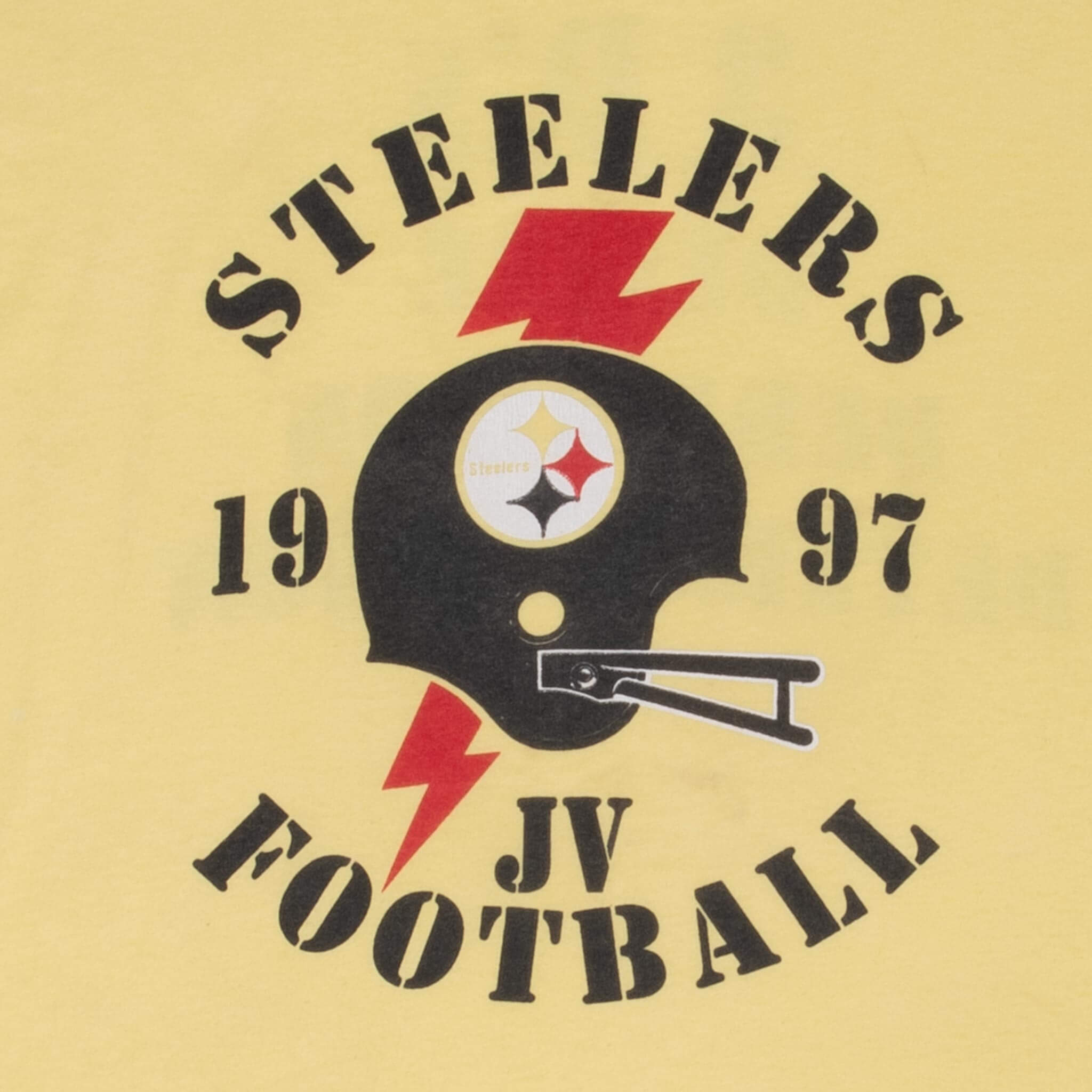 Vintage Nfl Pittsburgh Steelers 1997 Yellow Tee Shirt Size XL