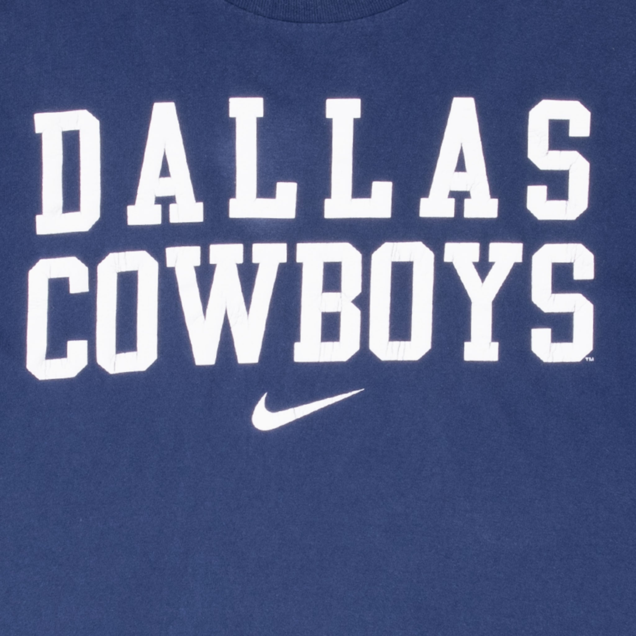 Vintage Nike Nfl Dallas Cowboys Tee Shirt 1990S Size XL Made In Usa