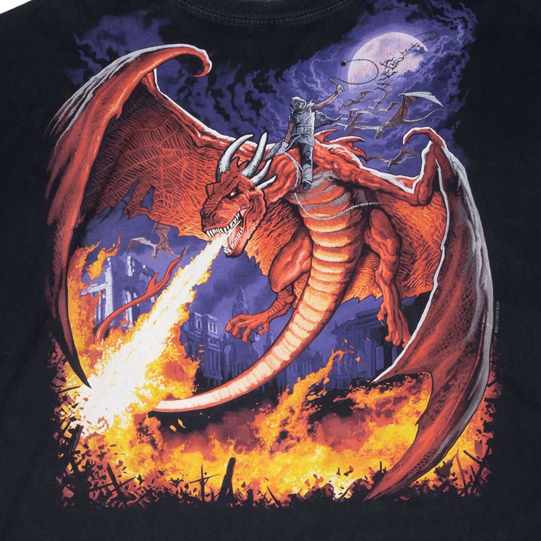 Vintage Liquid Blue Dragon 2015 Tee Shirt Size 5XL