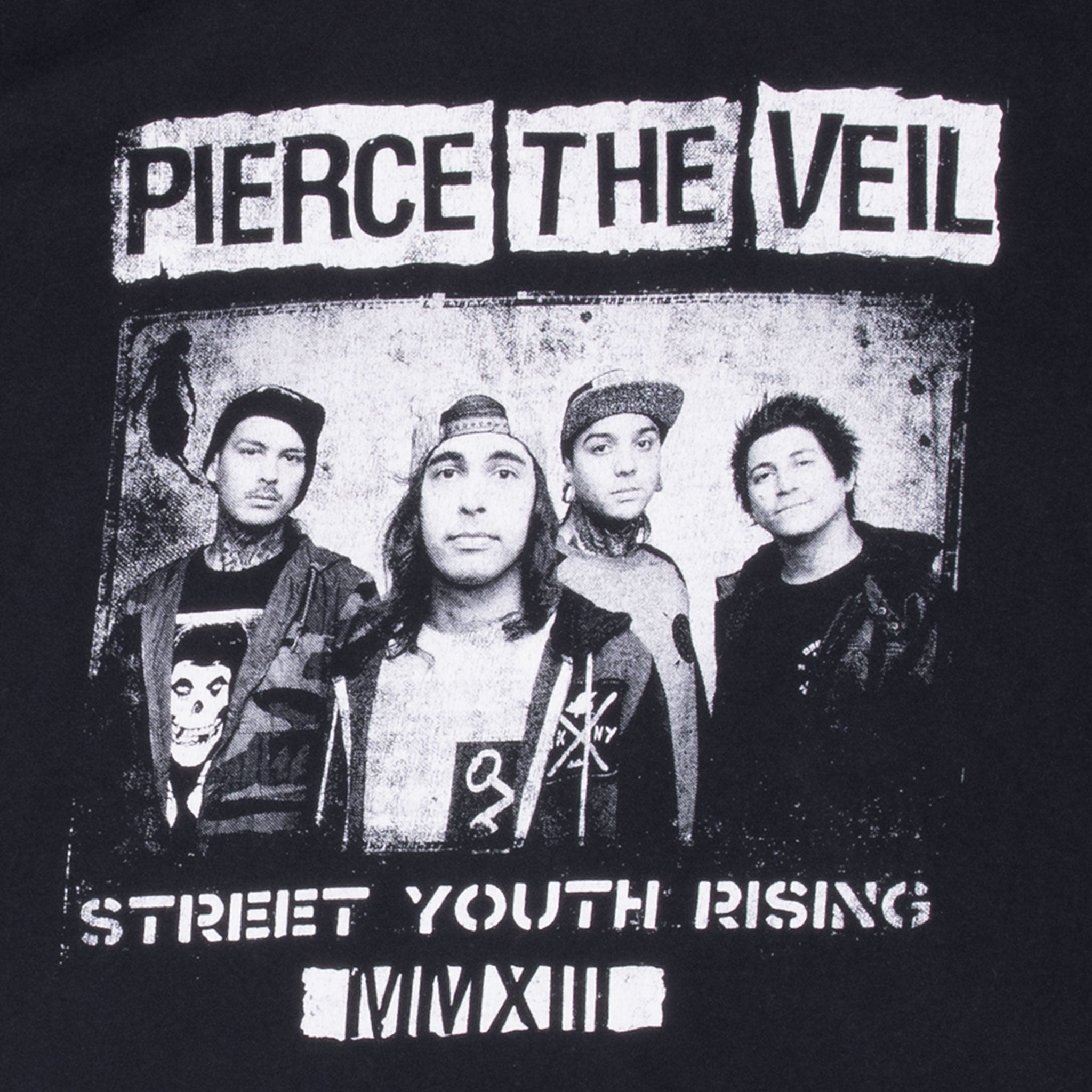 Vintage Pierce The Veil Street Youth Rising 2013 Tee Shirt Size XL
