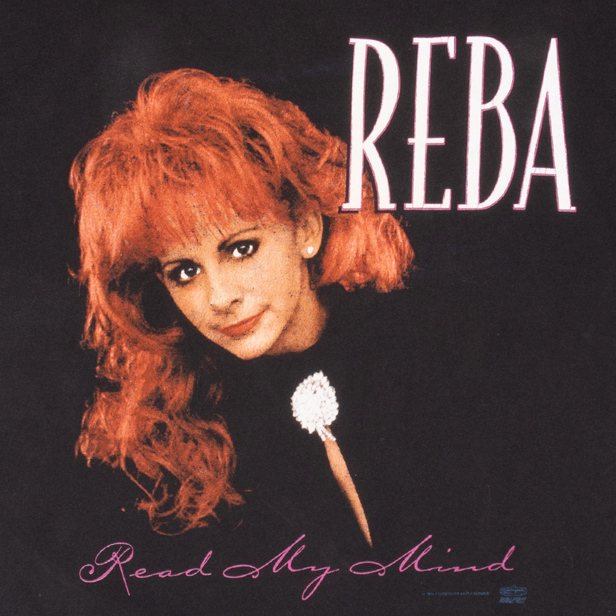 Vintage Reba Mcentire Read My Mind Tee Shirt 1994 Large Made In Usa