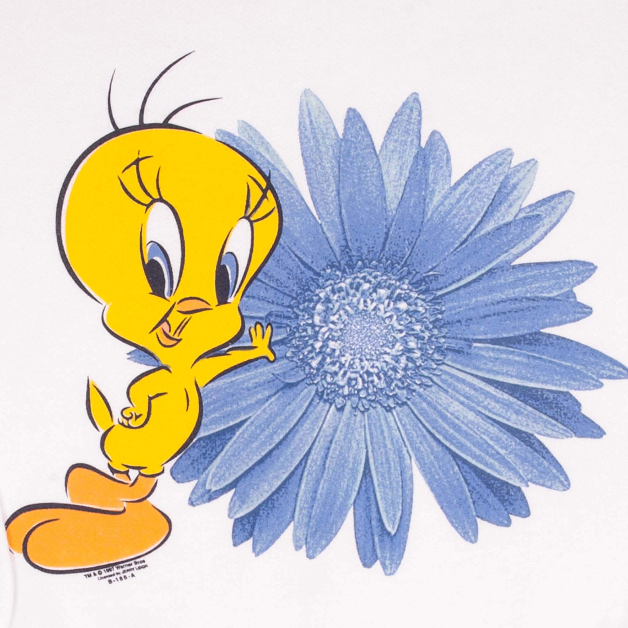 Vintage Looney Tunes Tweety Flower 1997 Sweatshirt Size XL
