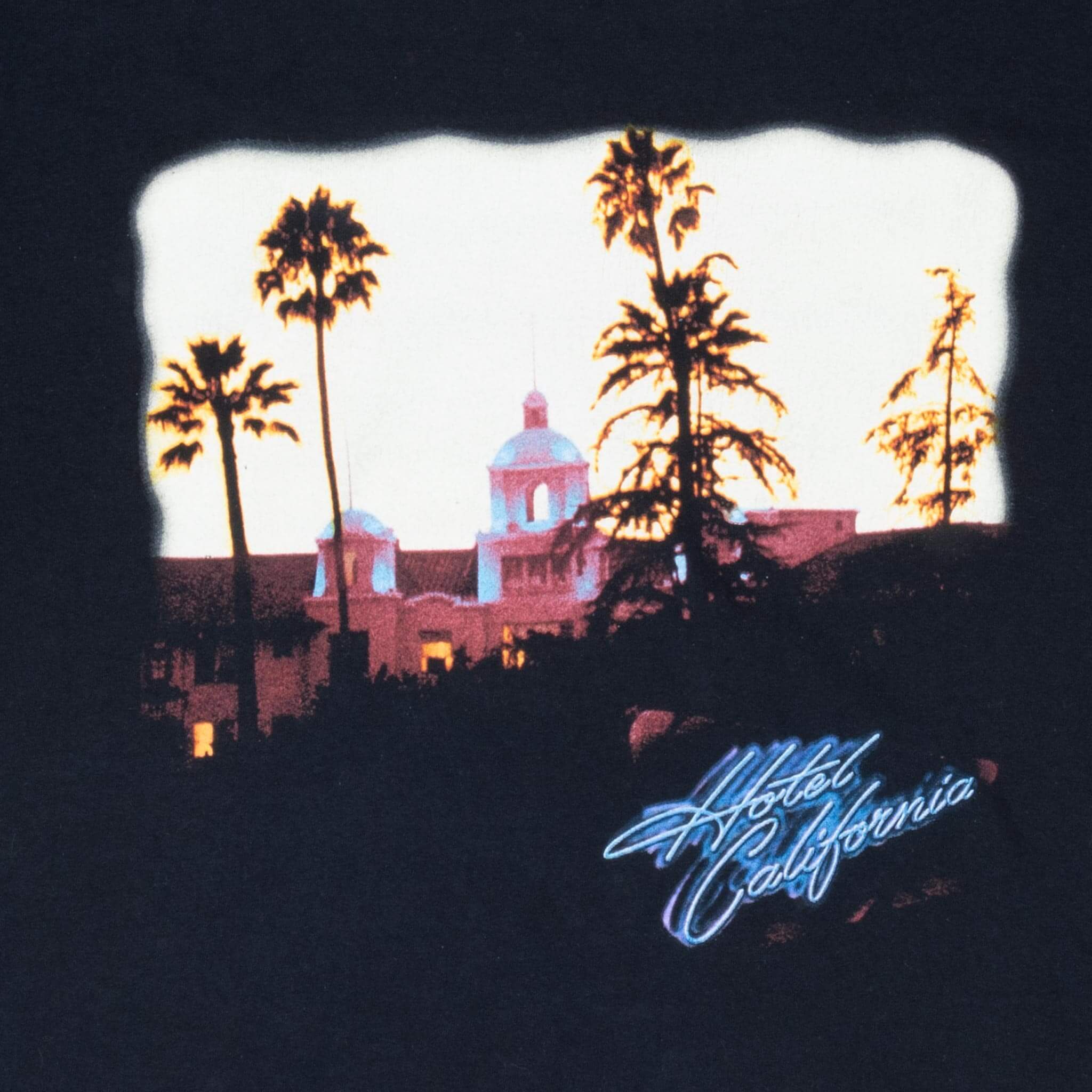 Vintage Eagles Hotel California 2005 Black Tee Shirt Size XL