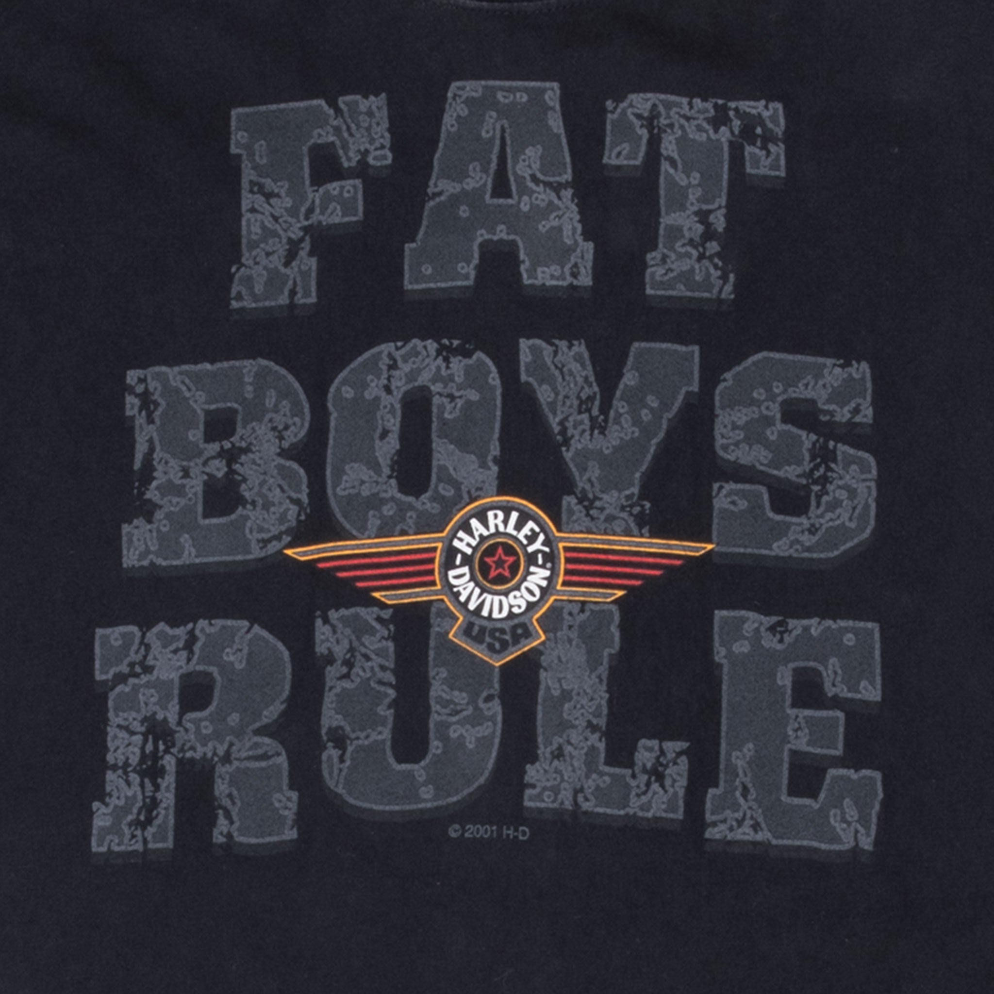 Vintage Harley Davidson Joplin Missouri Tee Shirt 2001 Size Large Made In Usa