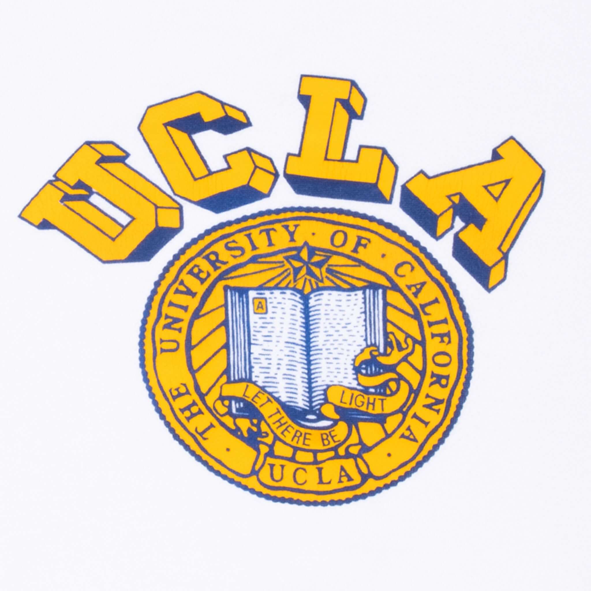 Vintage NCAA Ucla White Sweatshirt 1990S Size Large Made In Usa