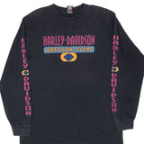 Vintage Harley Davidson Aruba 1997 Long Sleeve Tee Shirt Size Large Made In Usa