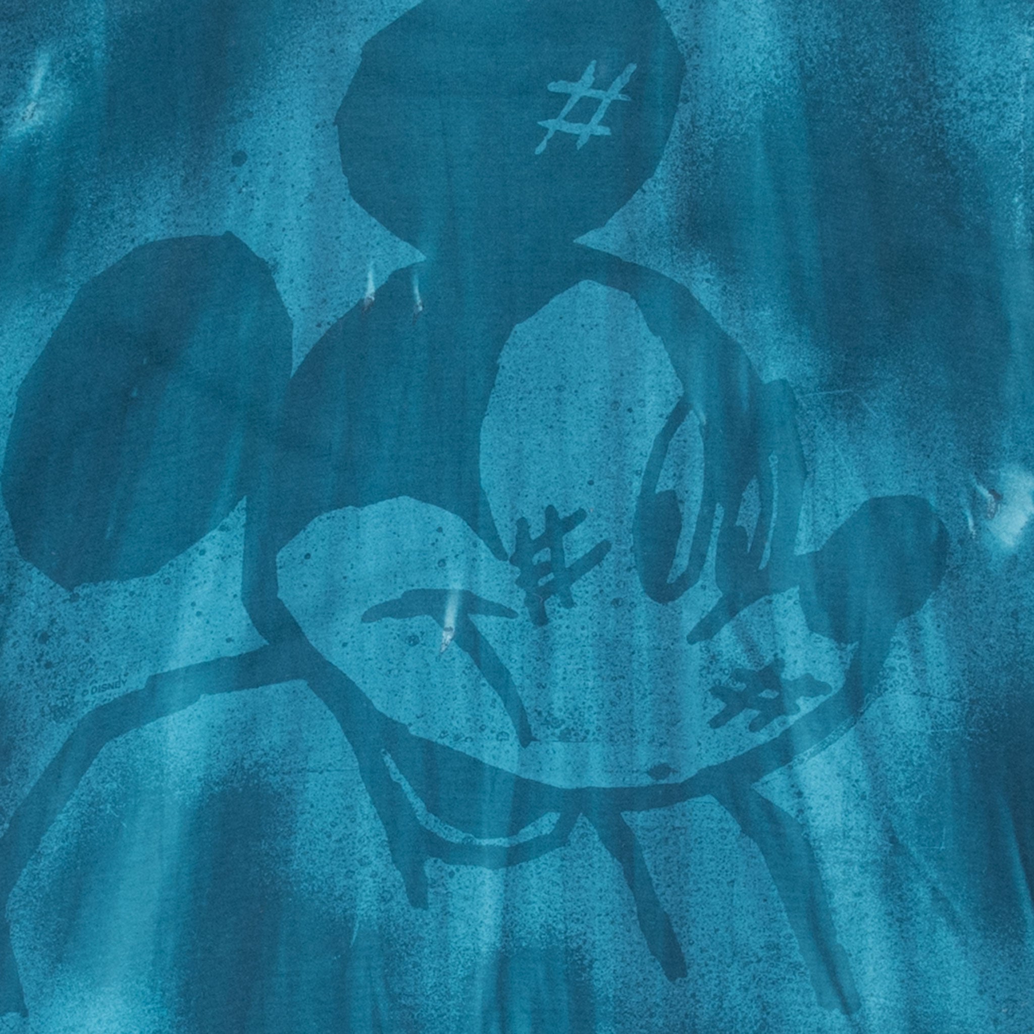 Vintage All Over Print Disney Mickey Mouse Tie Dye Tee Shirt 1990S Size Large Mickey Unlimited