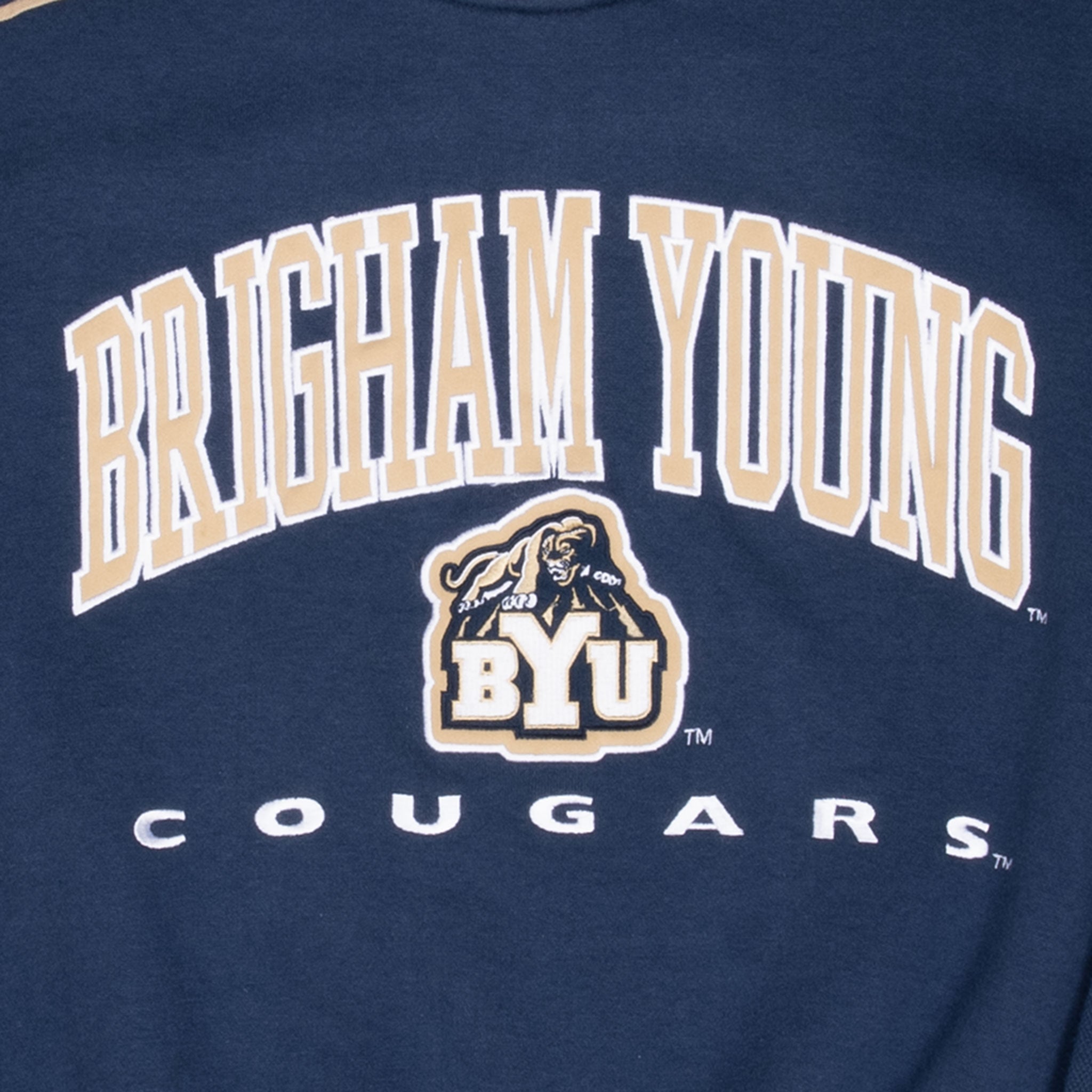 Vintage Ncaa BYU Brigham Young University Starter Sweatshirt 1990S Size Medium