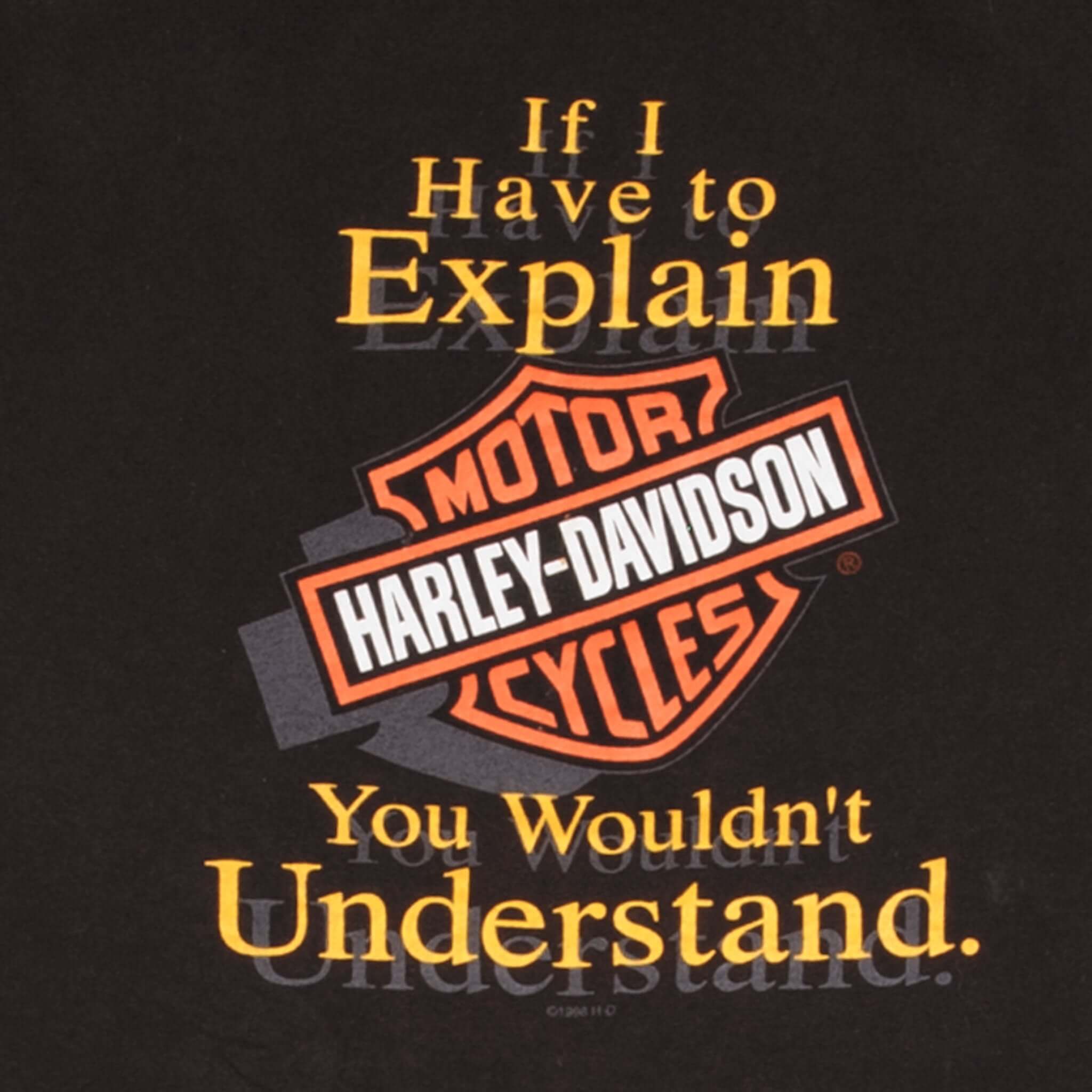 Vintage Harley Davidson Skagit Tank Top Tee Shirt 1998 Size 2XL Made In Usa