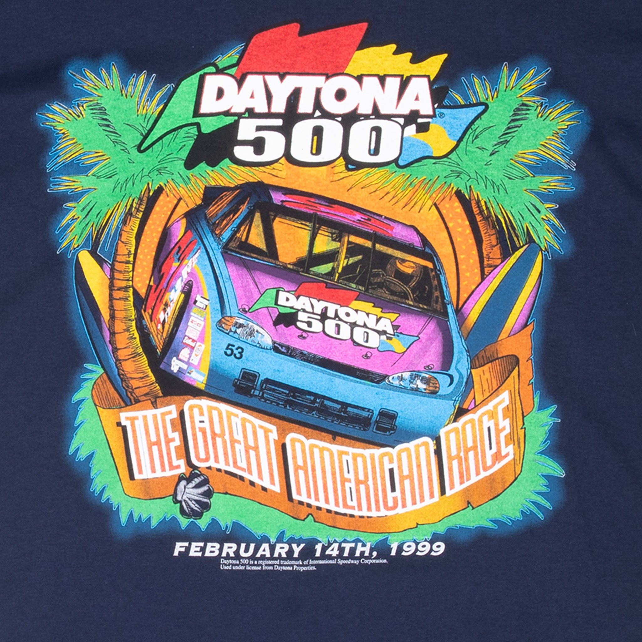 Vintage Nascar Daytona 500 1999 Tee Shirt Large Size Large