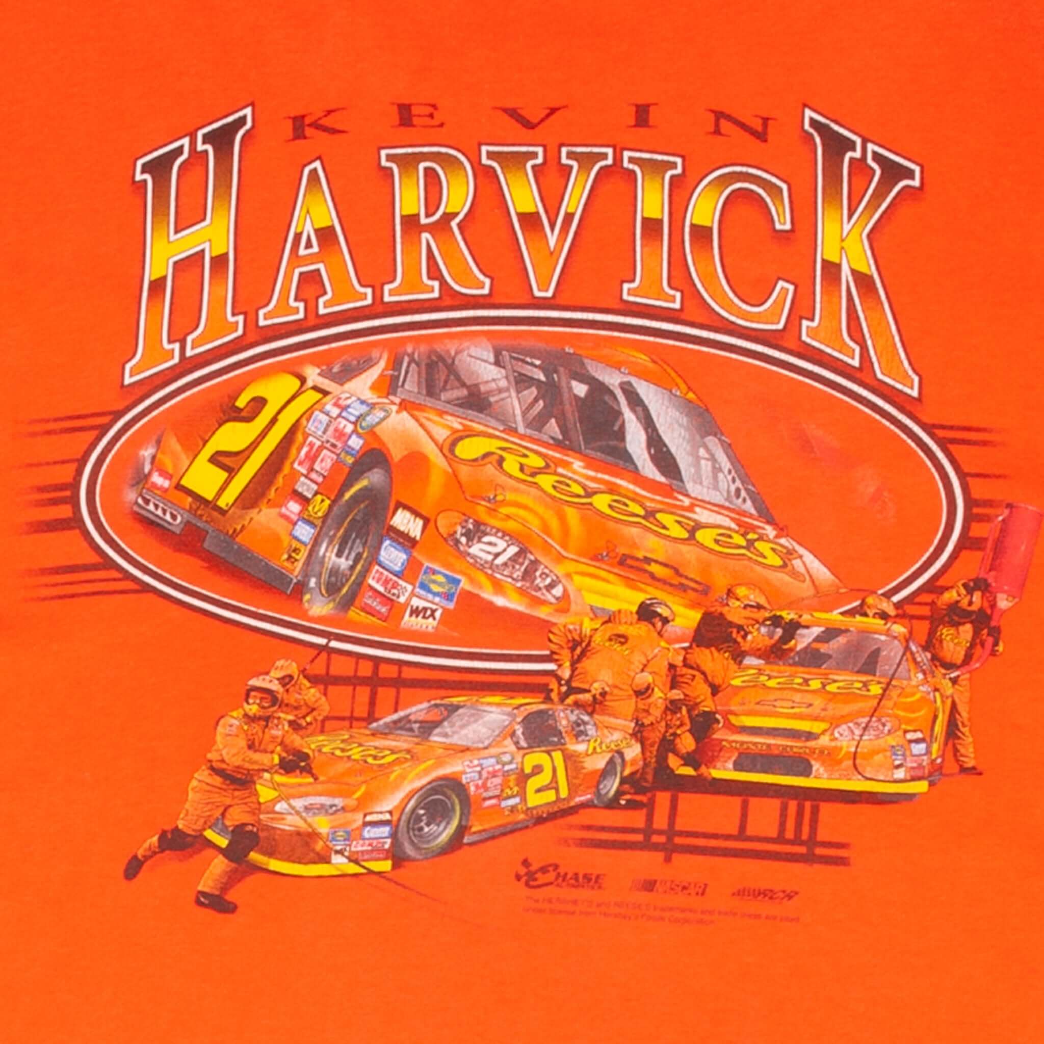 Vintage Nascar Kevin Harvick Reese's Tee Shirt 2000S Size XL