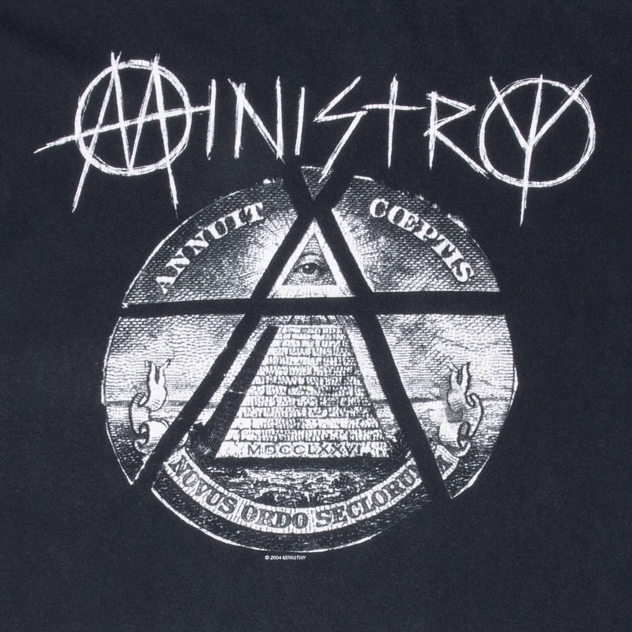 Vintage Ministry House Of The Mole 2004 Tee Shirt Size Large