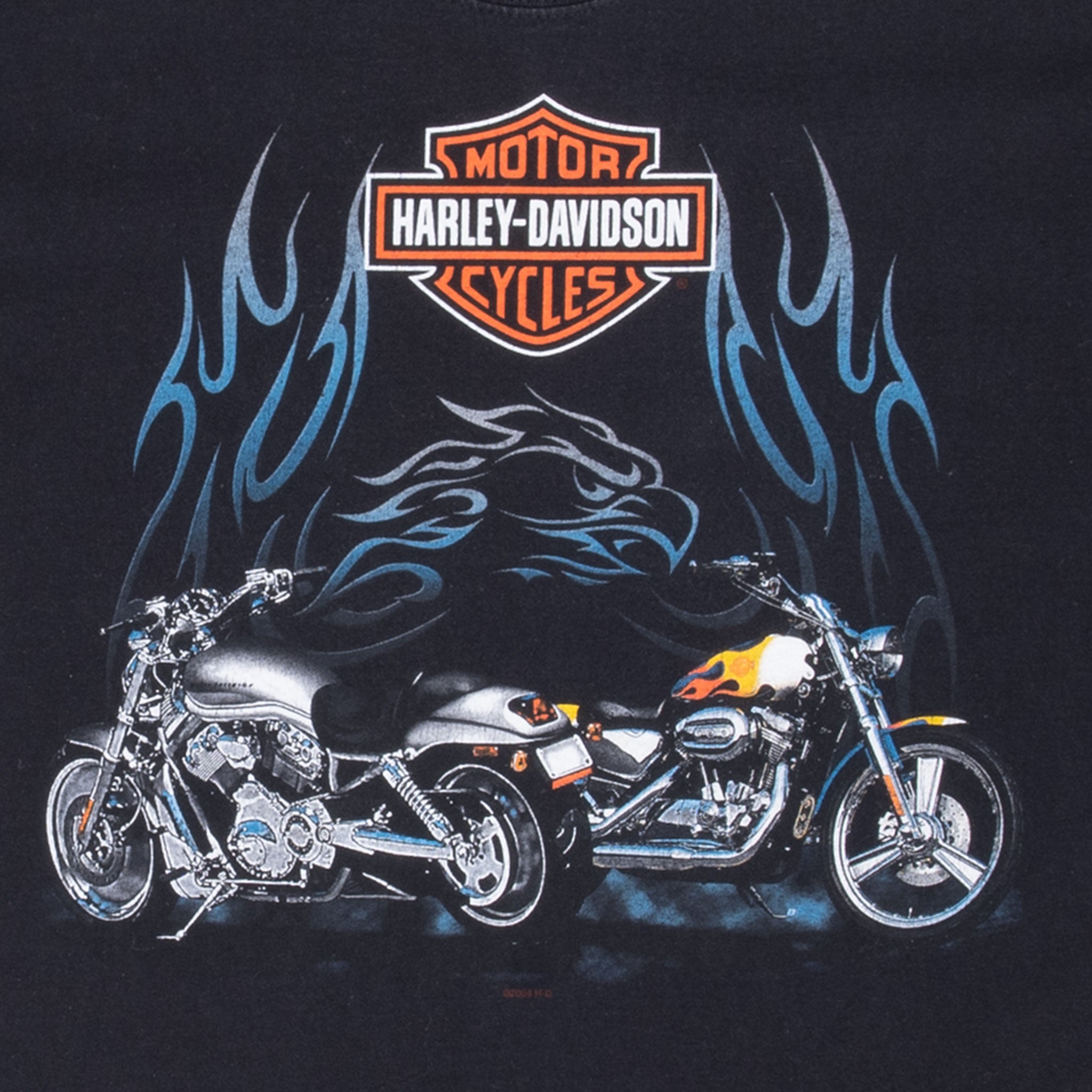 Vintage Harley Davidson Freedom Machine Kansas City 2004 Tee Shirt Size Medium