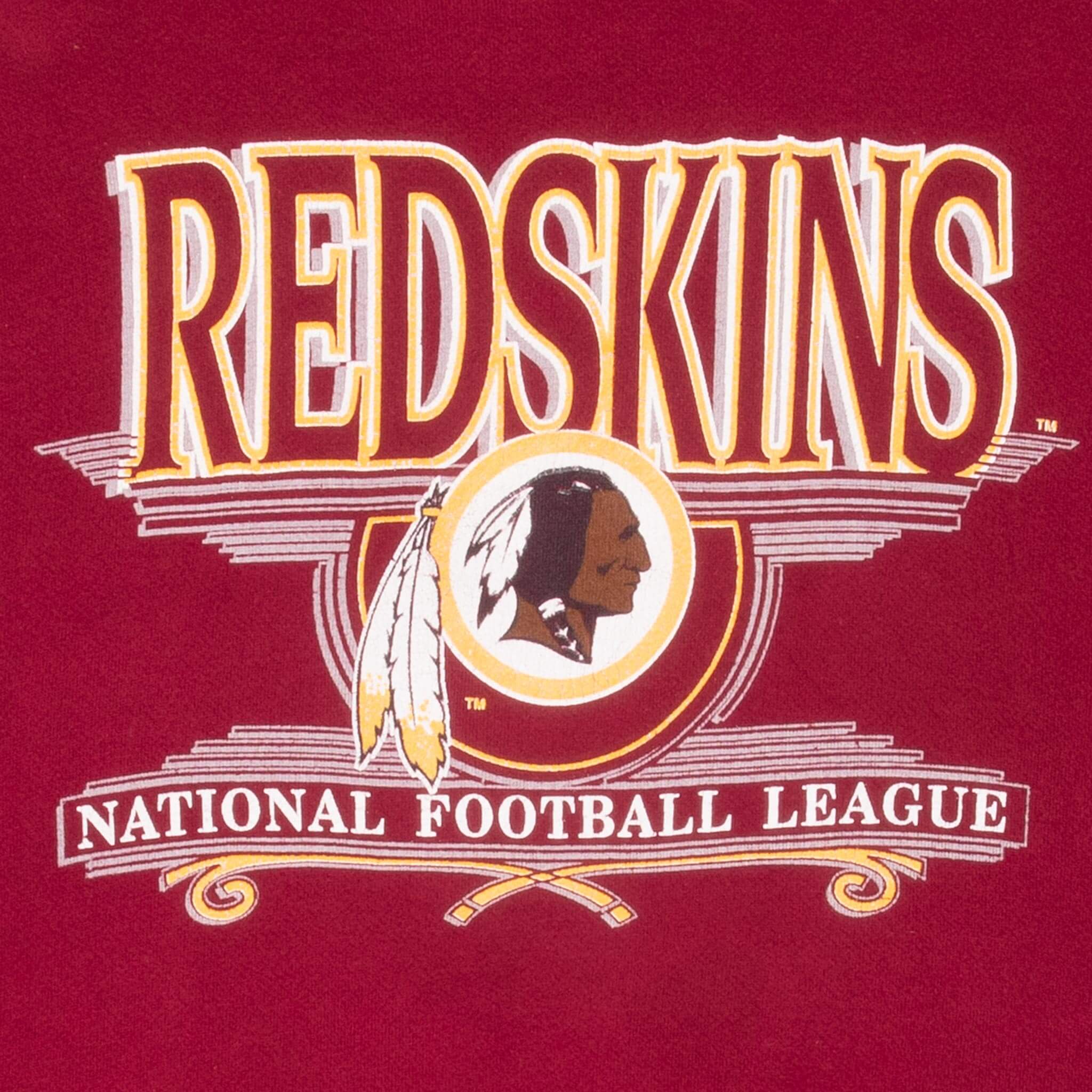 Vintage Nfl Washington Redskins Sweatshirt 1990S Size Large Made In Usa