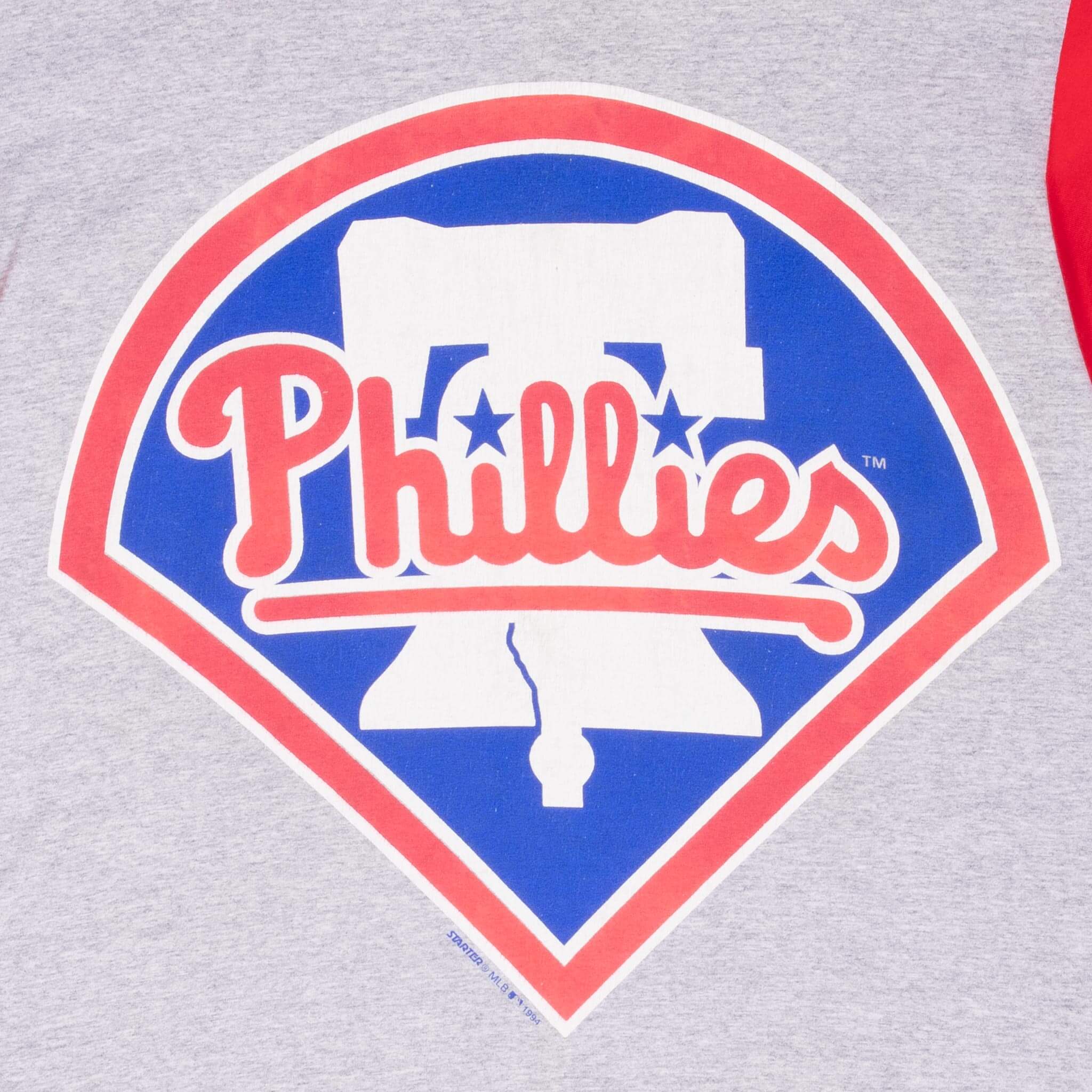 Vintage Mlb Philadelphia Phillies 1994 Tee Shirt Size Large Made In Usa With Single Stitch Sleeves