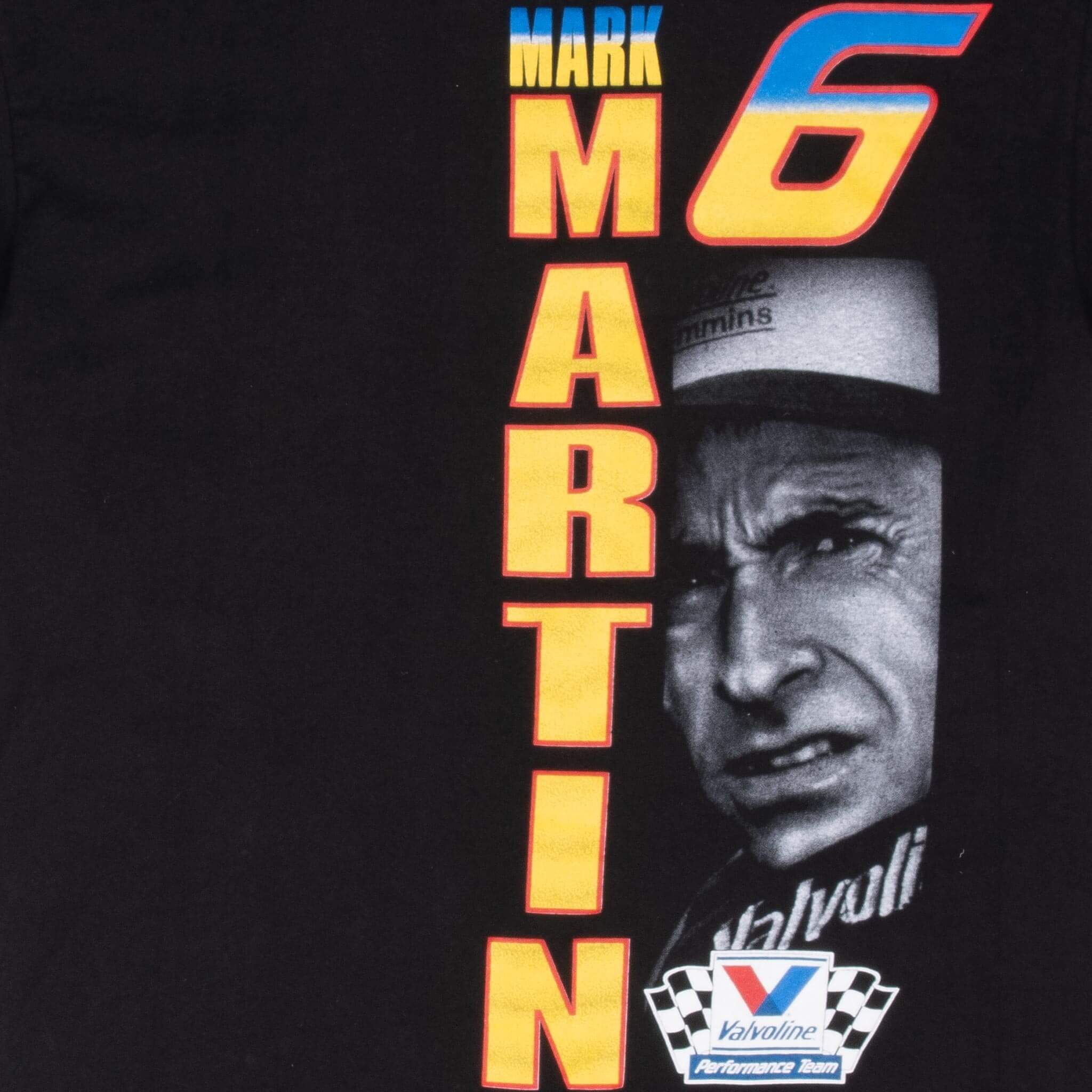 Vintage Nascar Mark Martin 1990S Tee Shirt Size Medium