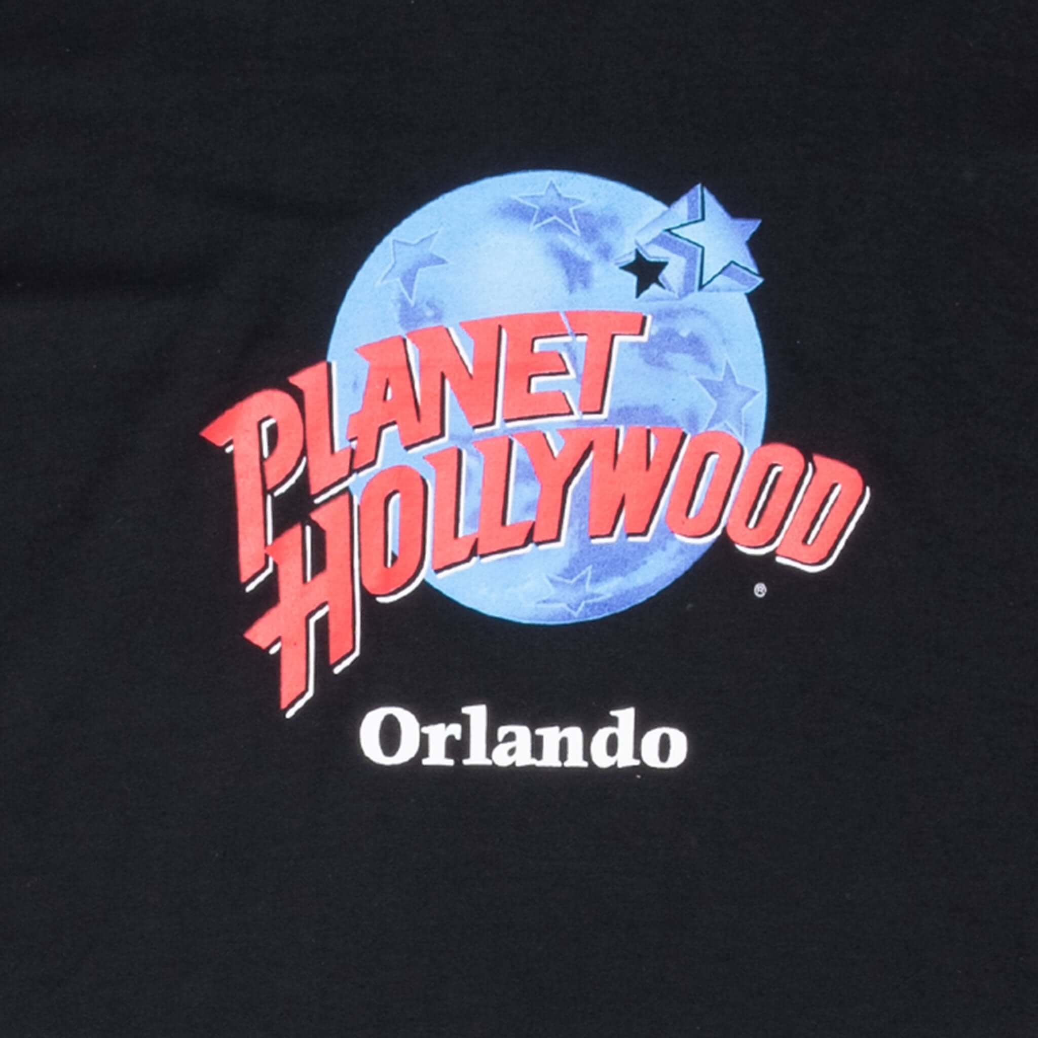 Vintage Planet Hollywood Orlando 1990S Tee Shirt Size XL Made In Usa With Single Stitch Sleeves