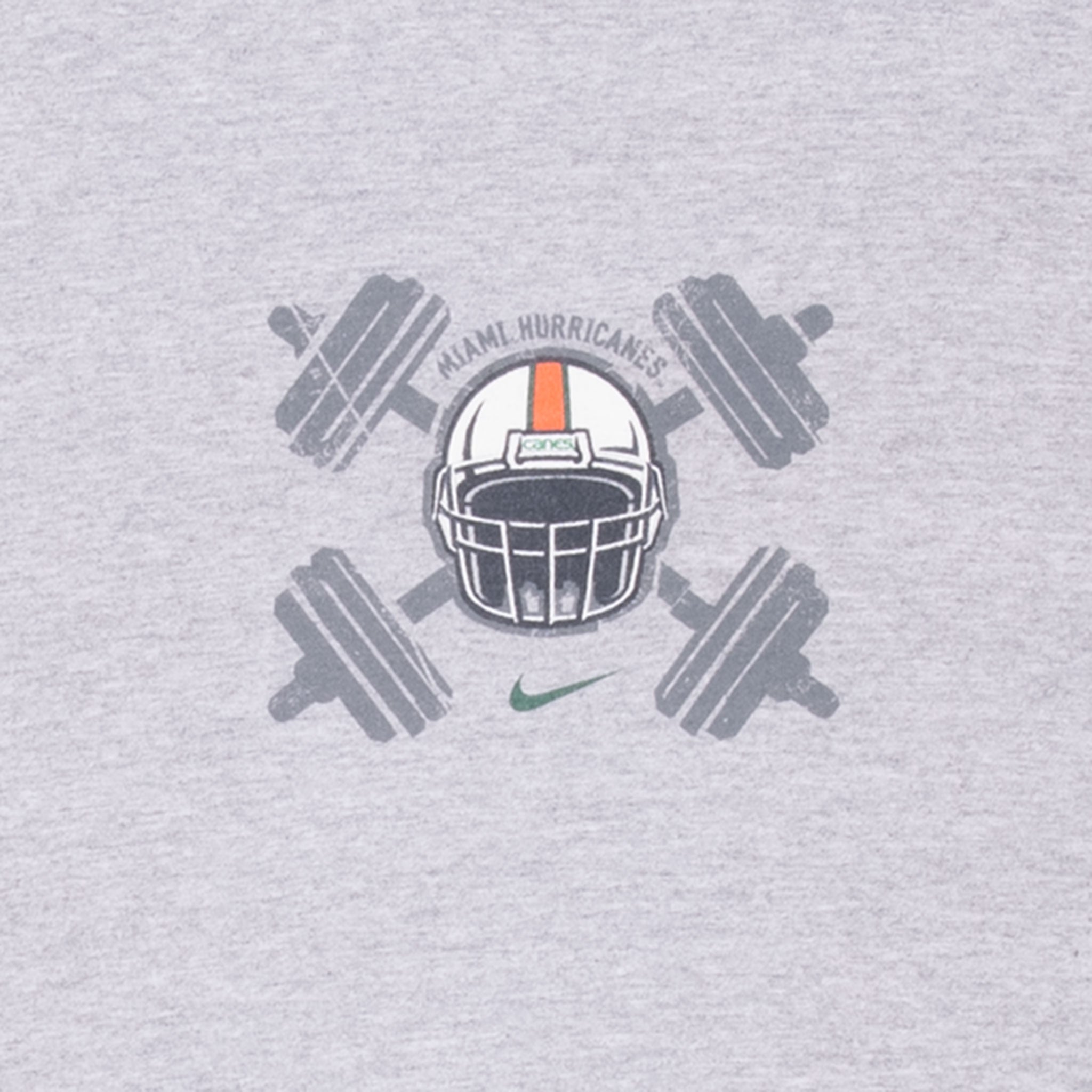 Vintage Nike Ncaa Miami Hurricanes Tank Top Tee Shirt 2000S Size XL Made In Usa