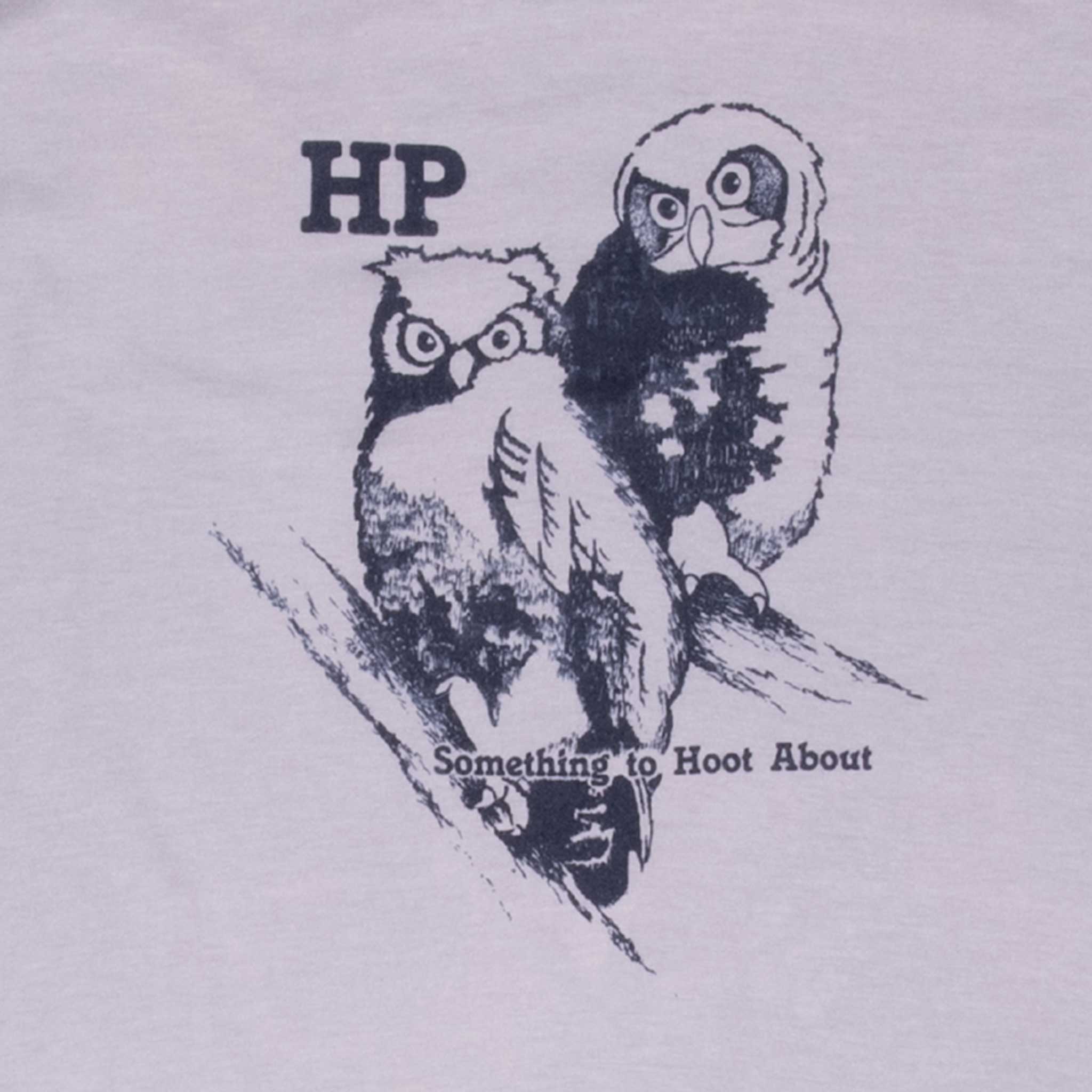 Vintage Hp Hoot About 1970S Sportswear Tee Shirt Size Large Made In Usa