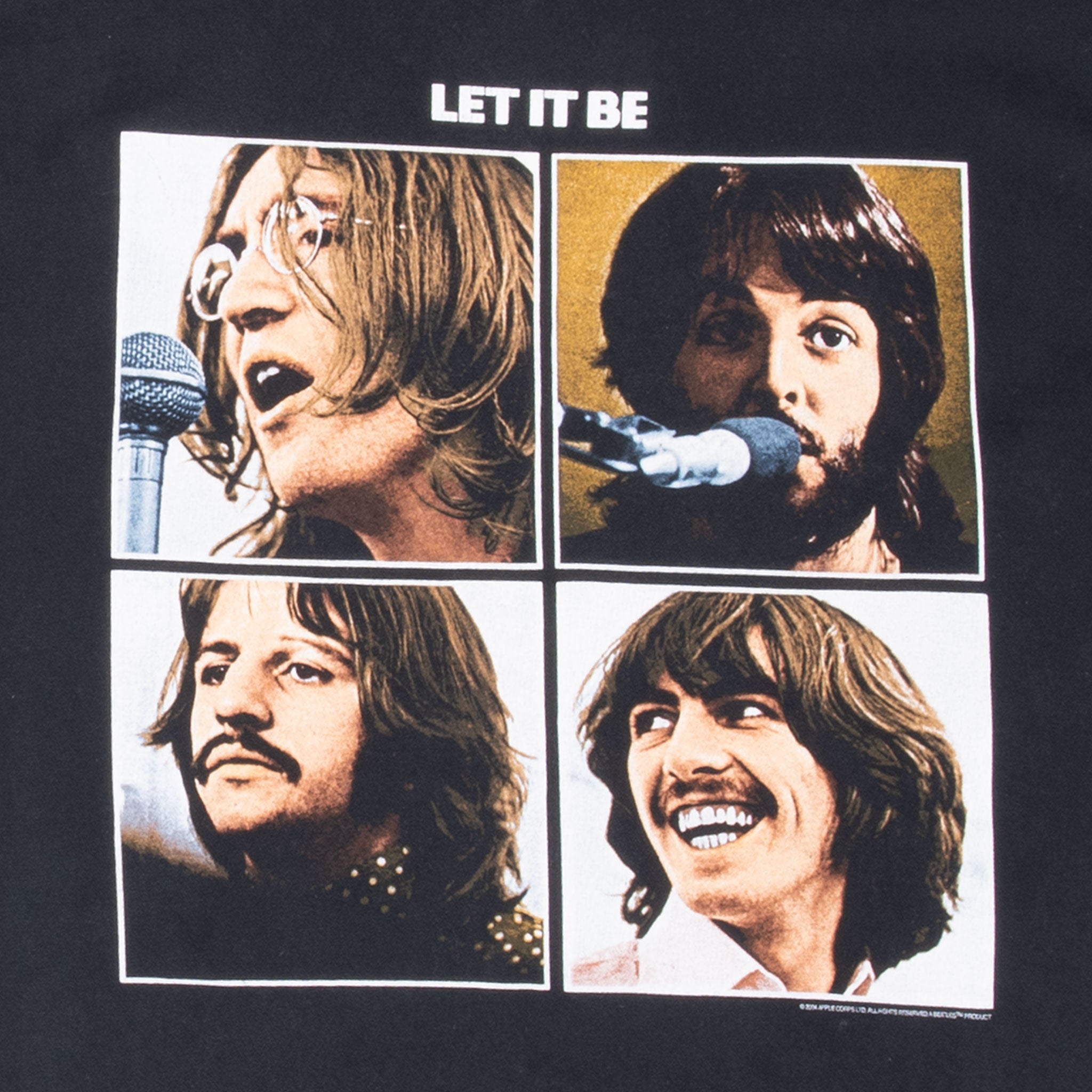 Vintage The Beatles Let It Be 2005 Tee Shirt Size Large
