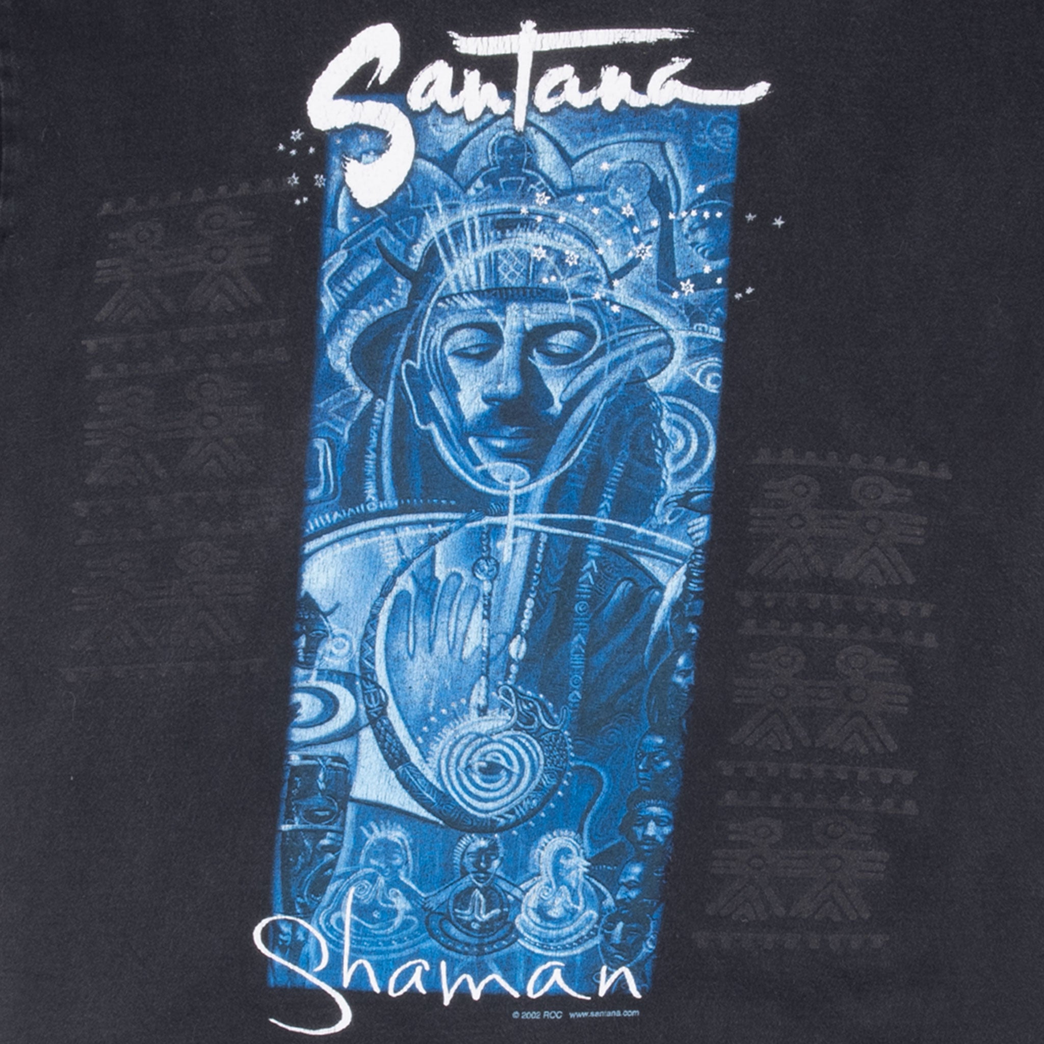 Vintage Santana Shaman Tour 2002 Tee Shirt Size Medium