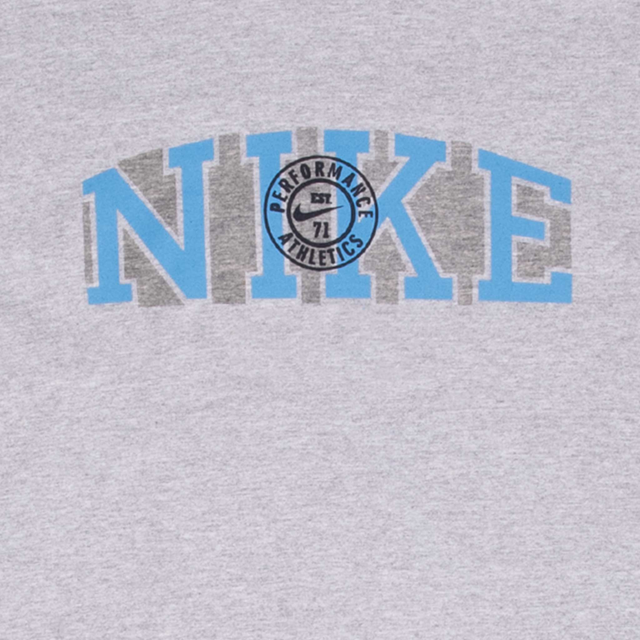 Vintage Nike Spellout Grey Tee Shirt 1990S Size XL
